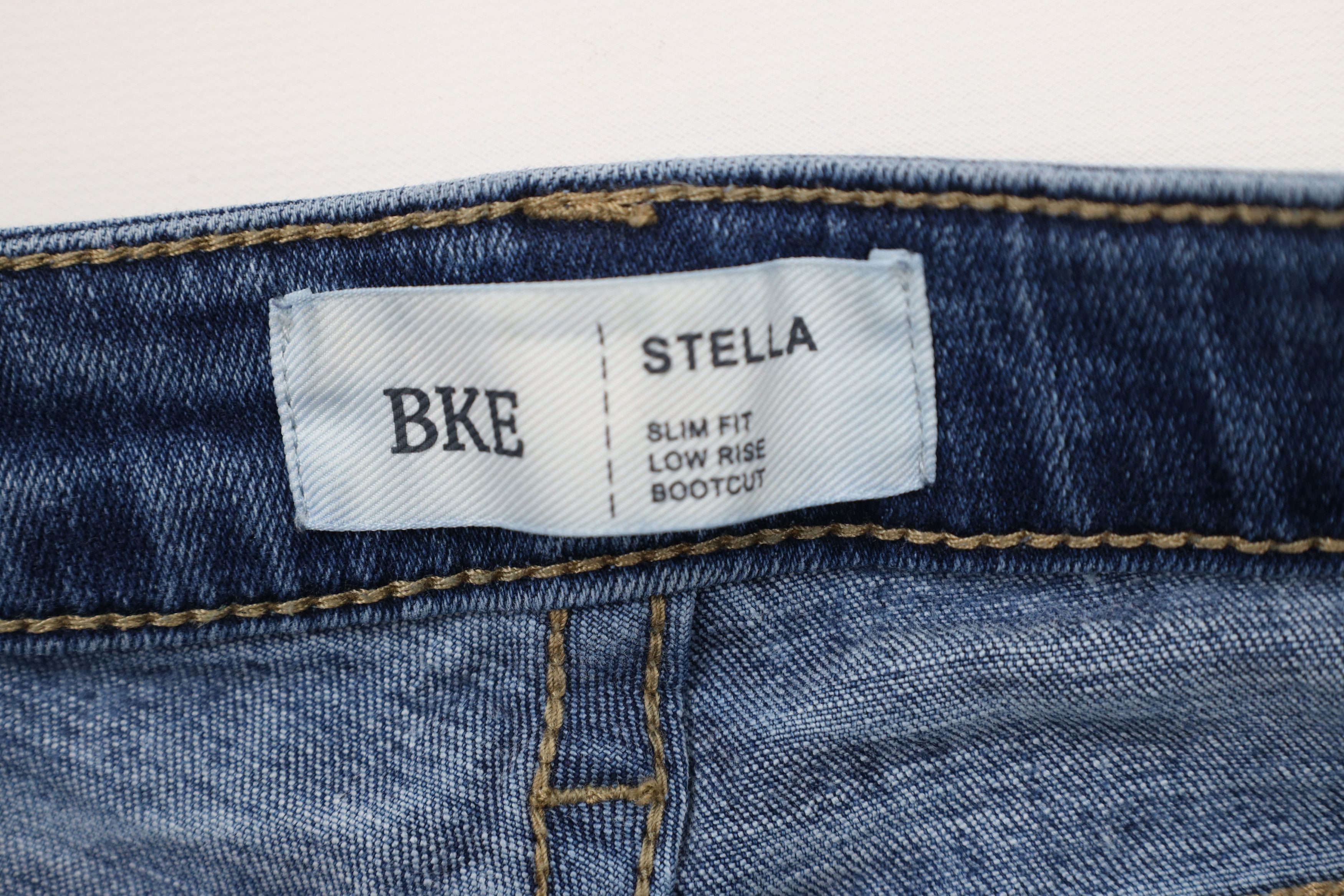Vintage Buckle BKE Stella Slim Fit Low Rise Bootcut Denim Jeans Size 28" / US 6 / IT 42 - 8 Thumbnail