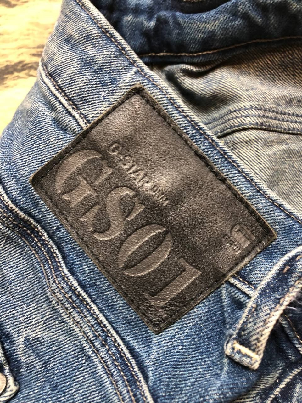 G-Star G STAR Men’s Vintage Wash Jeans Regular Fit W31 L34 Size US 31 - 4 Thumbnail
