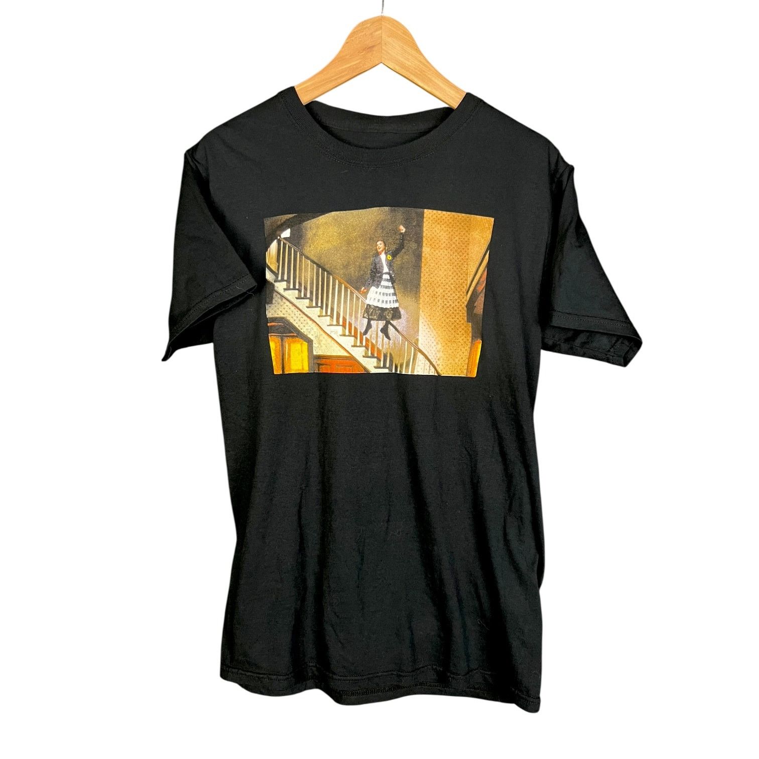 Warner Bros Men's Beetlejuice Lydia Jump in the Line Dance Shirt - S Size US S / EU 44-46 / 1 - 1 Thumbnail