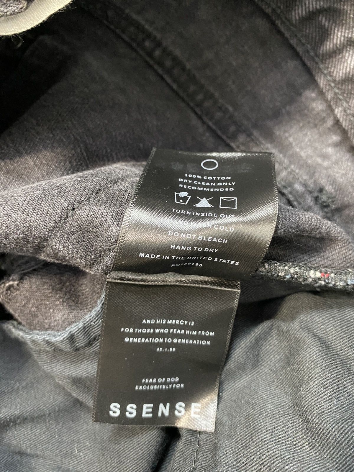 Fear of God Hype Fear Of God Fourth Collection Distressed Denim Selvedge Size US 32 / EU 48 - 13 Thumbnail