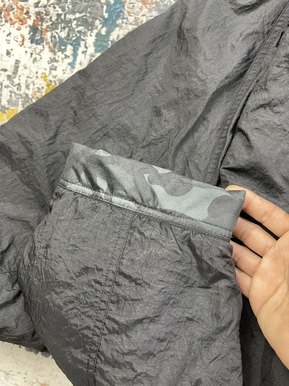 Nike Vtg 90s NIKE Big Swoosh Thick Quilted Coach Jacket Size US L / EU 52-54 / 3 - 20 Thumbnail