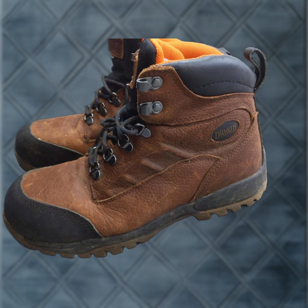Duluth Trading Company Duluth Trading Co. Snow Boots Mens 10.5 Brown Leather Thinsulate Safety Toe Winter Workwear Boots Mens Shoes Brown Leather Size US 11 / EU 44 - 1 Thumbnail