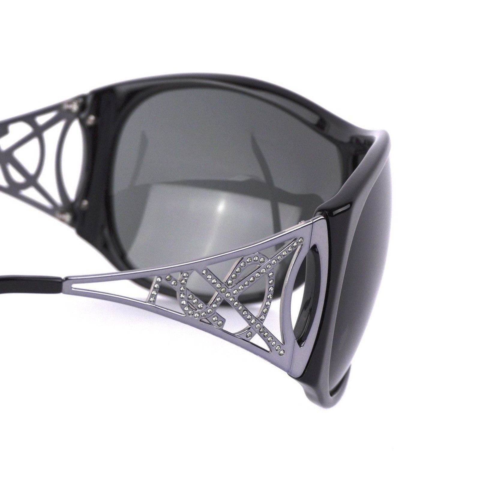 YSL 6107/S Shield Sunglasses Navy Blue Italy Made w/ Crystal Temples Saint Laurent SL-51-Rim 008 Sunglasses Men main image 4