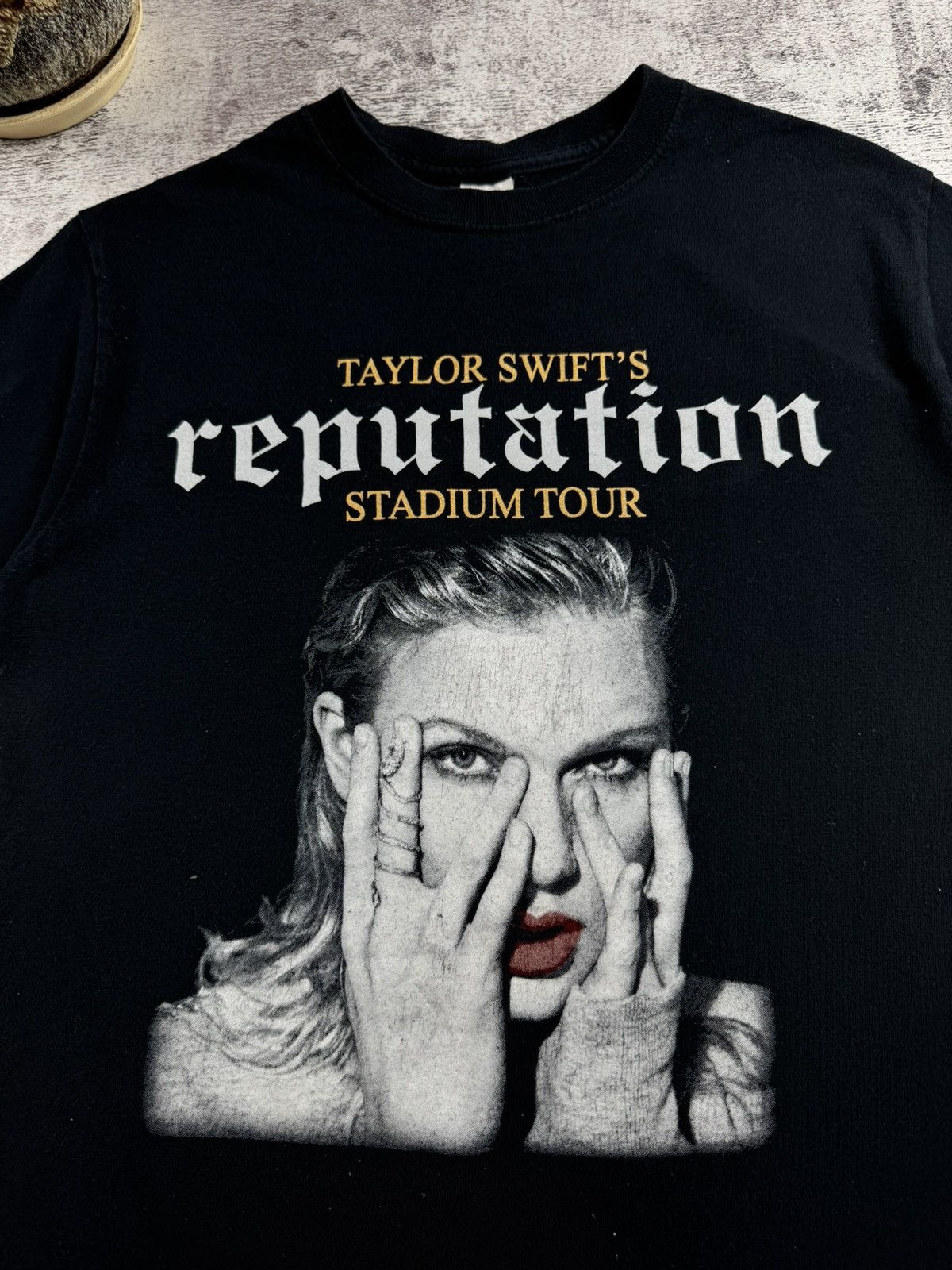 Band Tees Taylor Swift’s Reputation Stadium Black Rock Tour Merch Band Jersey T Shirt Tee Size US S / EU 44-46 / 1 - 6 Thumbnail