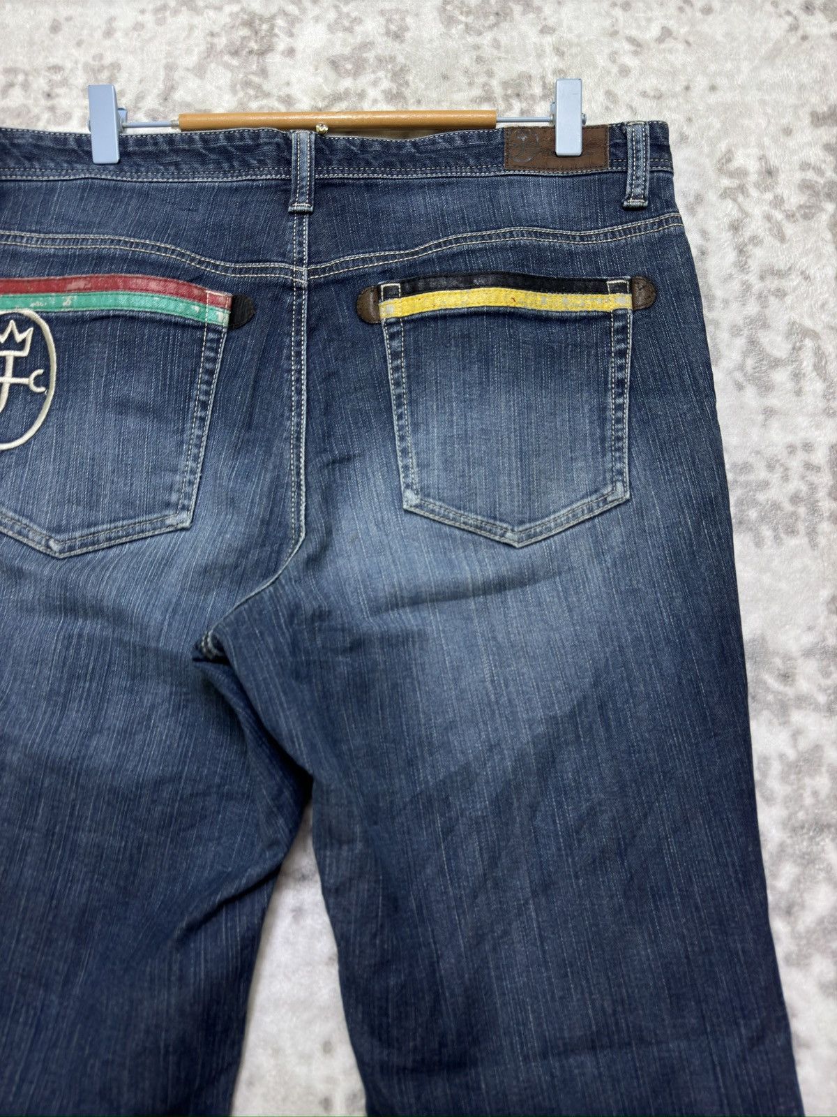 Jean Charles De Castelbajac Jean Charles de Castelbajac Logo Embroidered Jeans Pop Art Size US 36 / EU 52 - 12 Thumbnail
