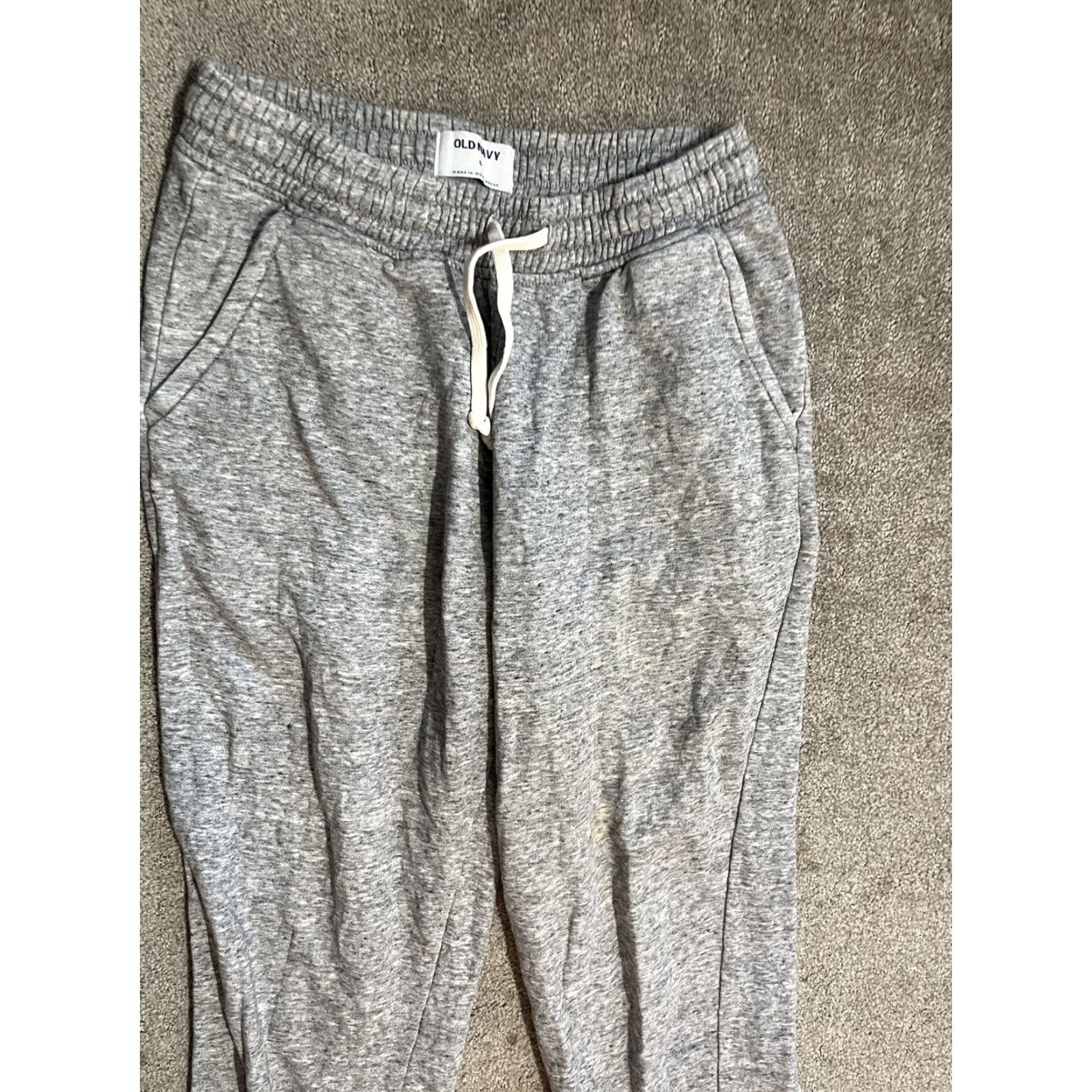 Old Navy Old Navy Mens Joggers Size Small Gray Drawstring Sweatpants Casual Athleisure Size US 29 - 2 Thumbnail