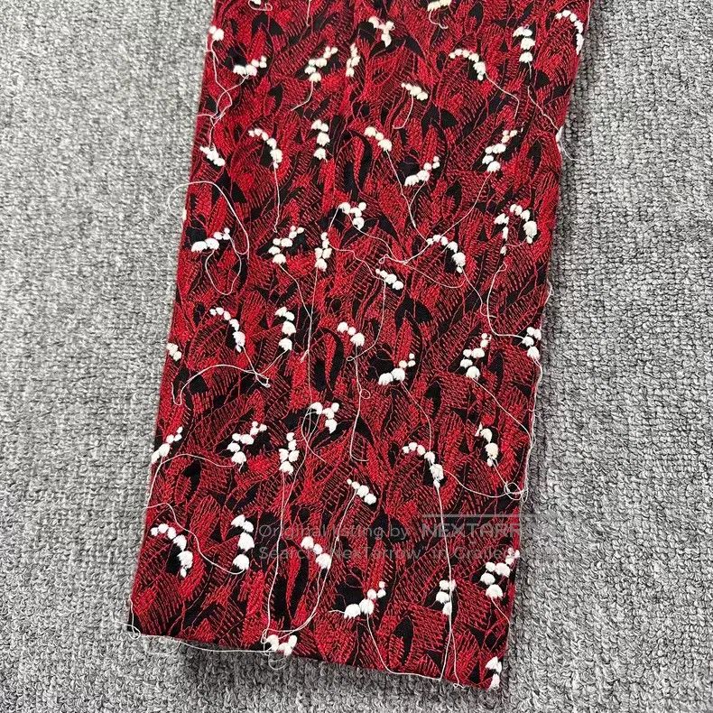 Dior Dior Homme 17fw velvet red eroded psychedelic lyslay of th Size 46R - 2 Thumbnail