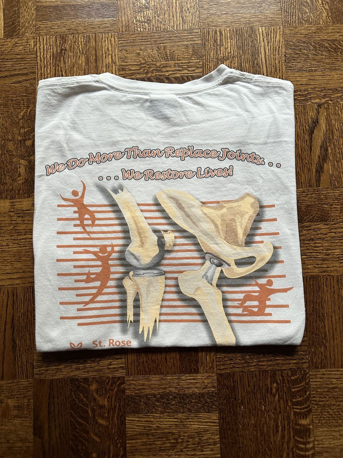 Japanese Brand Vintage Y2K Broken Bones Hospital Graphic Tee Size US L / EU 52-54 / 3 - 1 Thumbnail