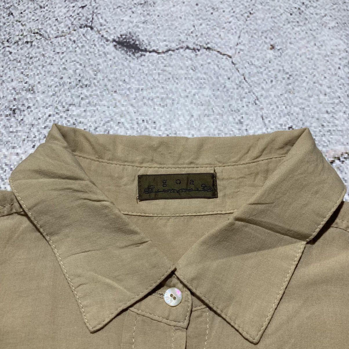 Japanese Brand 2000s GOA Soft Light Weight Shirt Button Up Beige Lgb Size US M / EU 48-50 / 2 - 14 Thumbnail