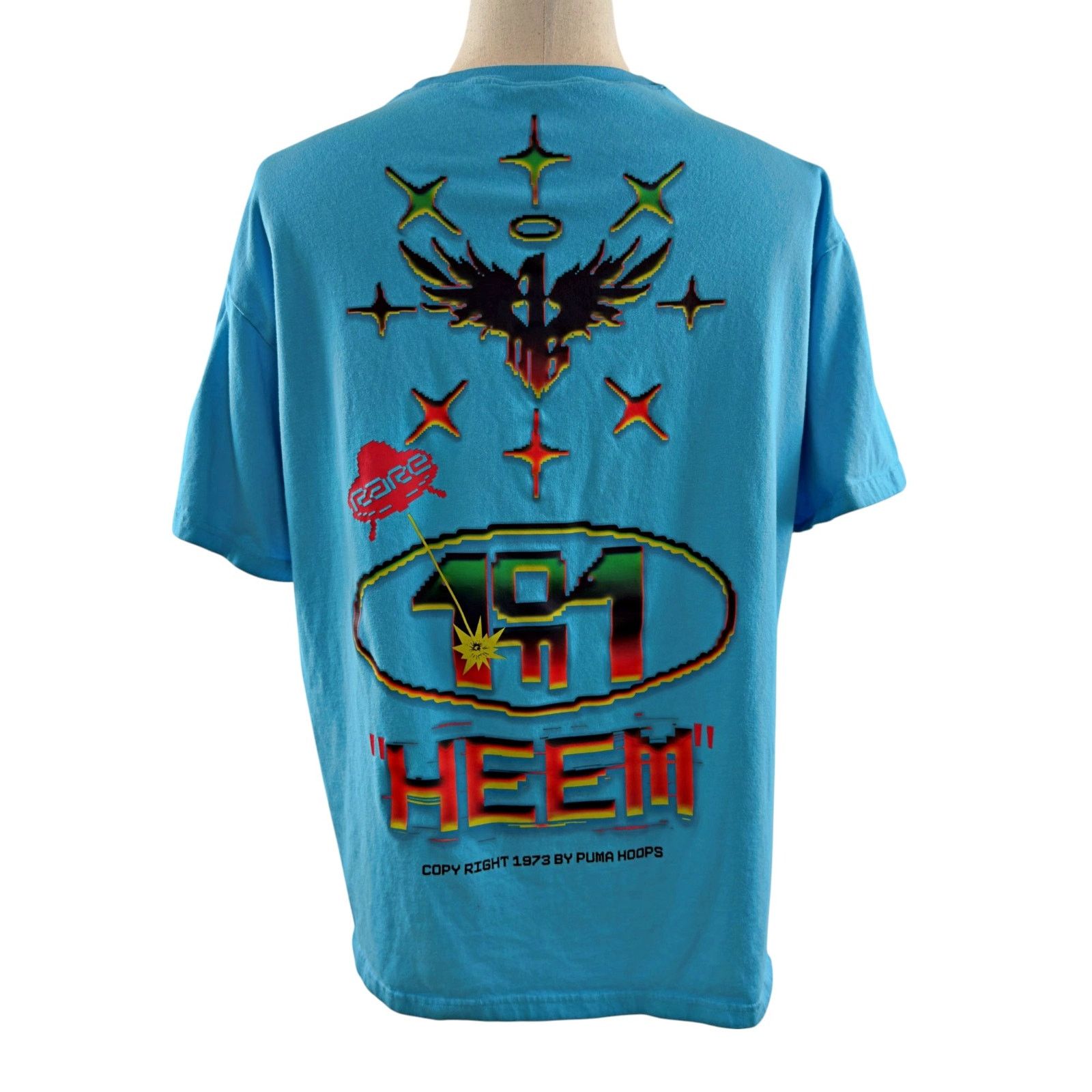 Puma Puma x Lamelo Ball Melo Spark Teal T-shirt Rare 1of1 Heem Size US L / EU 52-54 / 3 - 5 Thumbnail