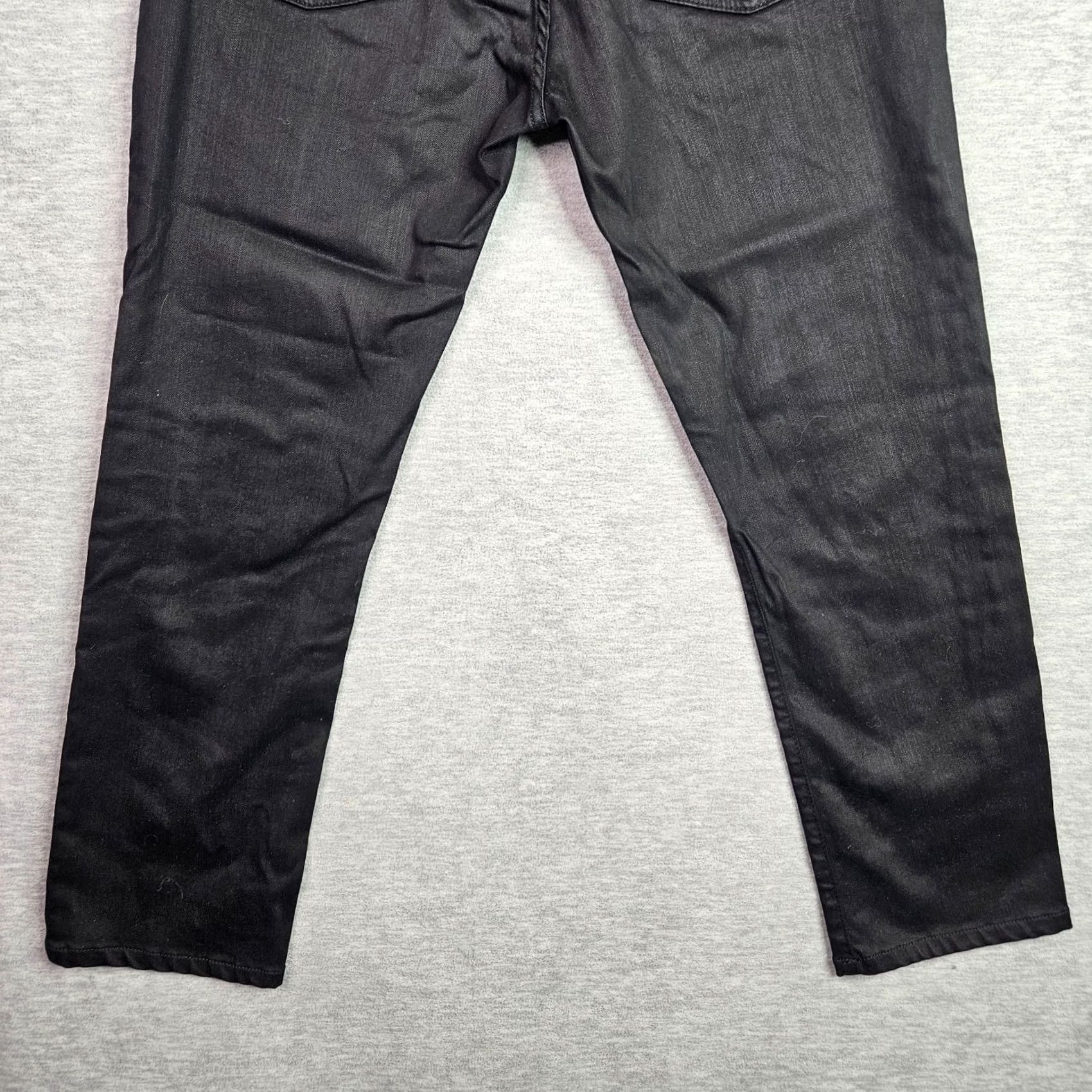 Vintage Fidelity Denim Jeans Men’s 32 Black Straight Regular Rise 5-Pocket Denim Cotton/Spandex Button Zip INSEAM 27 Size US 32 / EU 48 - 4 Thumbnail