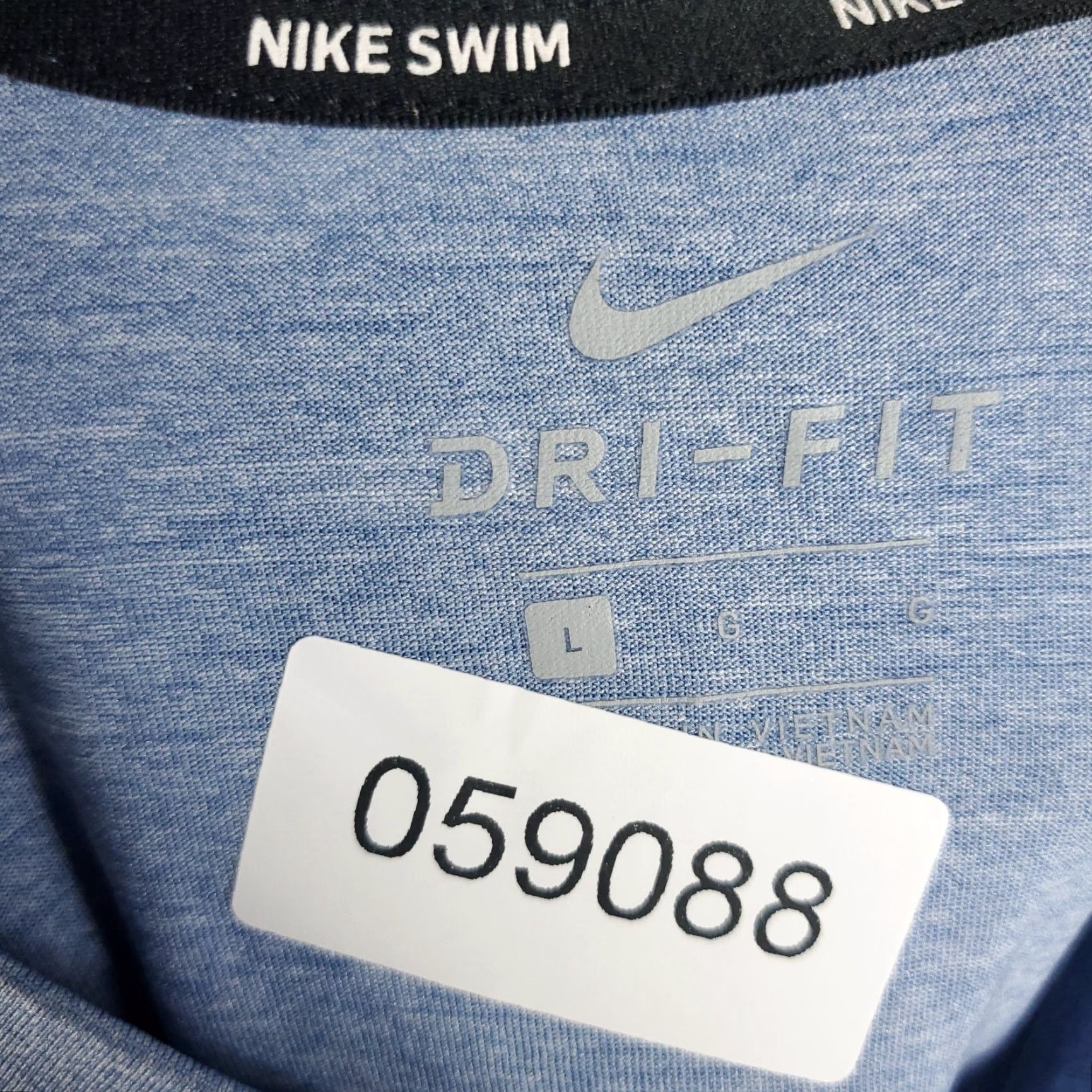 Nike Nike T Shirt Mens Large Blue Swoosh Training Active Short Sleeve Nike Dri-Fit Size US L / EU 52-54 / 3 - 7 Thumbnail
