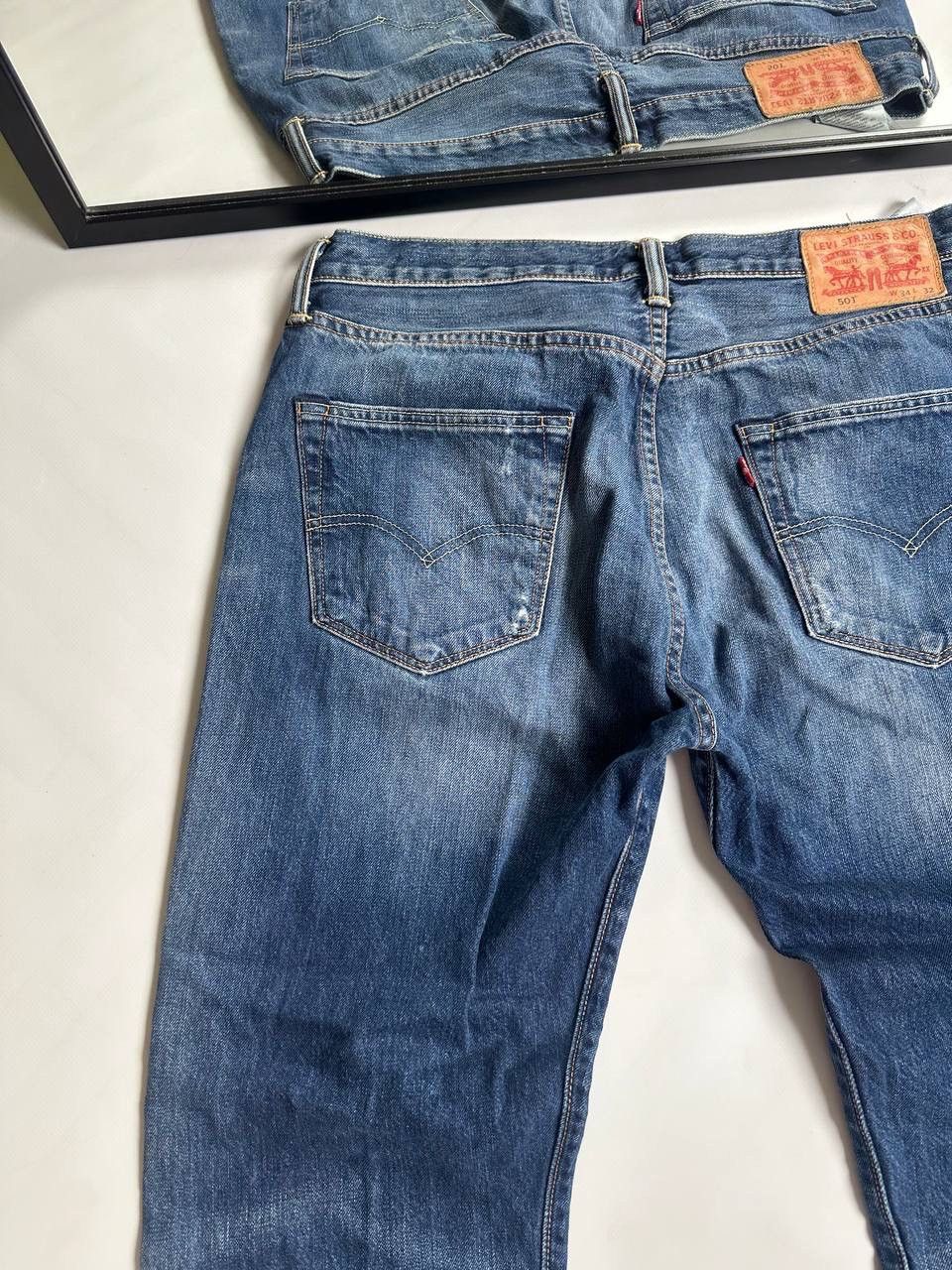 Levi's Vintage Levis Wide Washed Jeans USA 501 Size US 34 / EU 50 - 4 Thumbnail