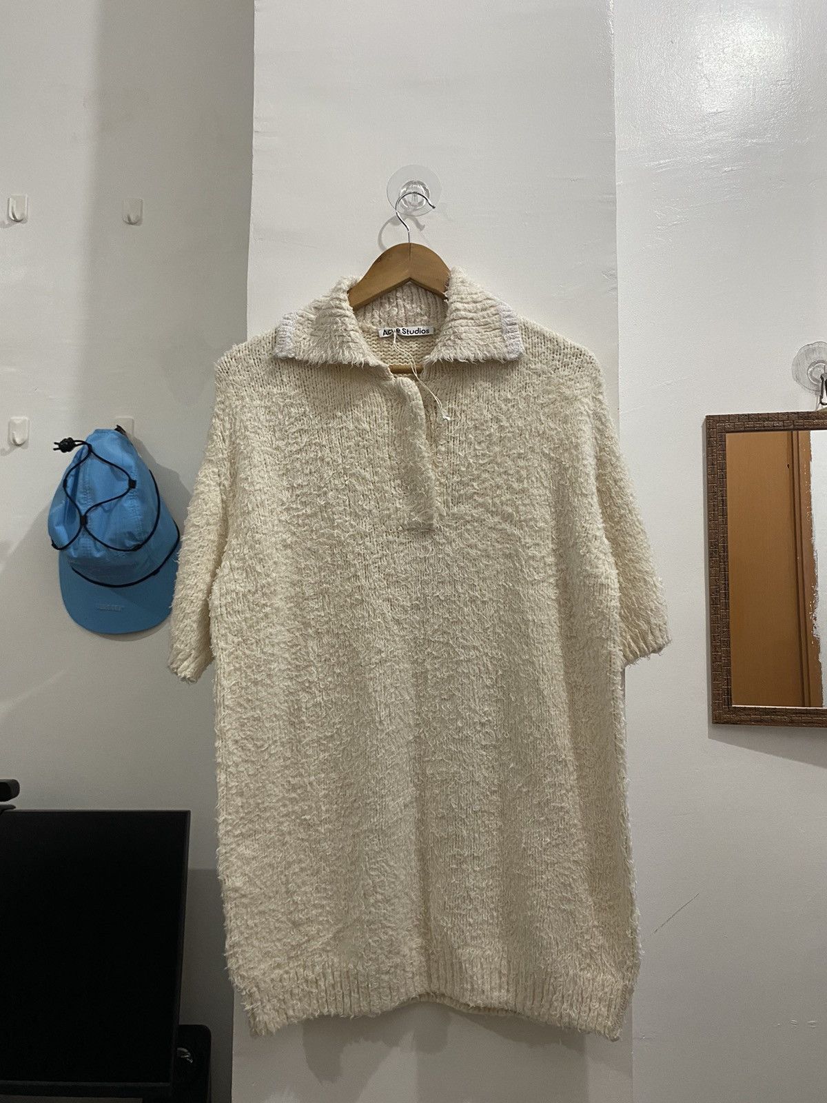 Acne Studios × Designer ACNE STUDIOS KODELLE KNITTED POLOSHIRT Size US S / EU 44-46 / 1 - 1 Thumbnail