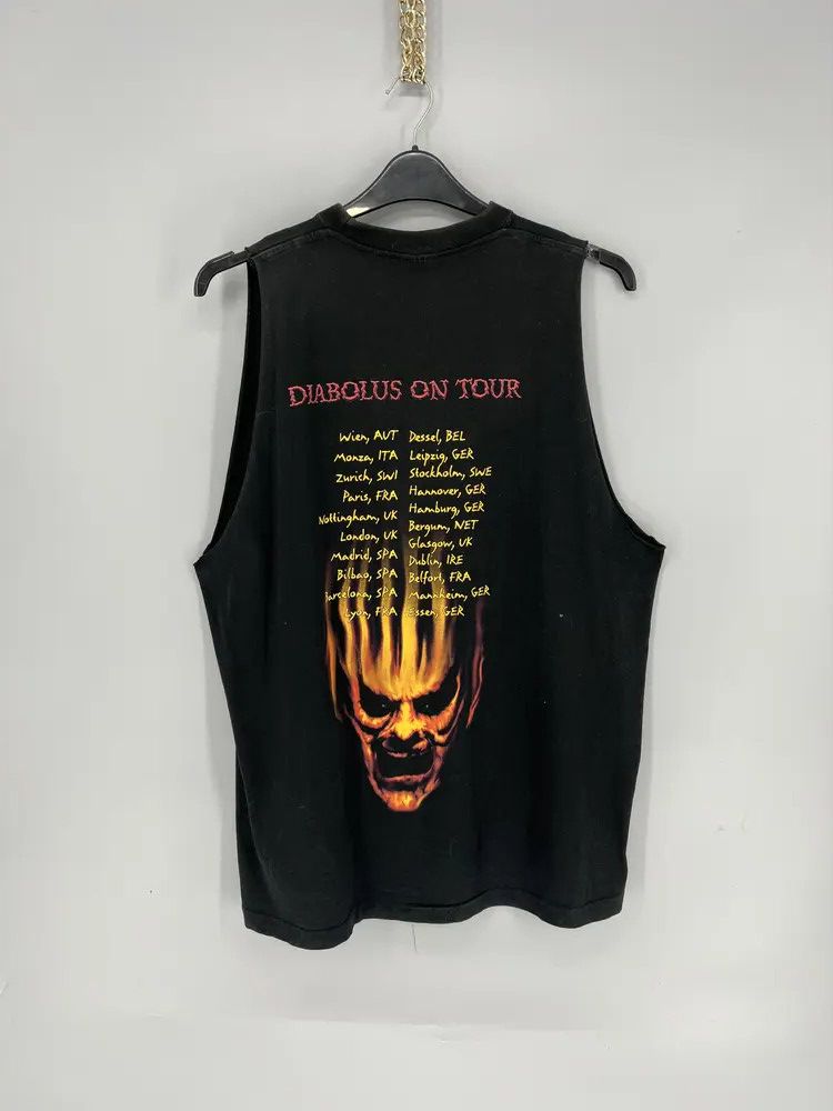 Band Tees Slayer vintage rare late 1999 tour shirt diabolus on tour Size US XL / EU 56 / 4 - 1 Thumbnail
