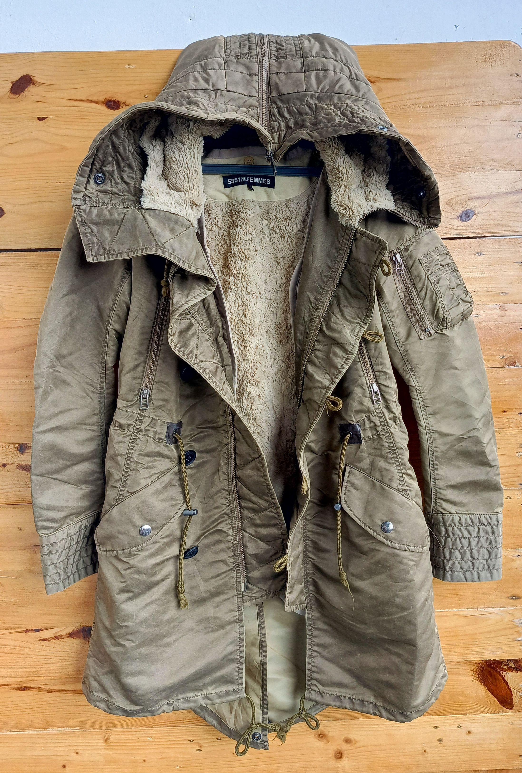 5351 POUR LES HOMMES 5351 Pour Les Hommes Long Coat Size M / US 6-8 / IT 42-44 - 3 Thumbnail