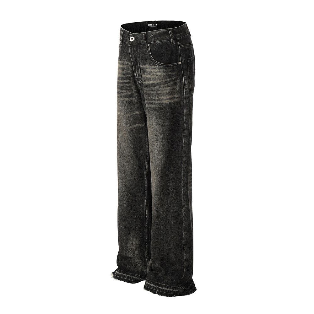 Japanese Brand × Jean American men's casual distressed gradient washed loose jeans Size US 32 / EU 48 - 2 Thumbnail