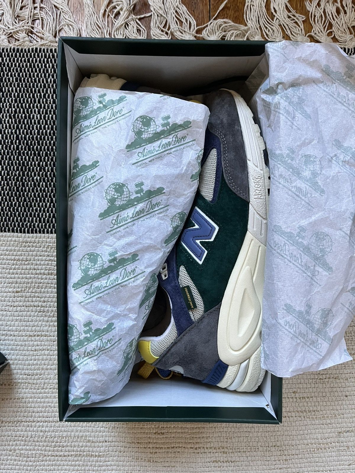 Aime Leon Dore × New Balance OG ALL Original release ALD 990v2 made in USA Size US 9.5 / EU 42-43 - 2 Thumbnail