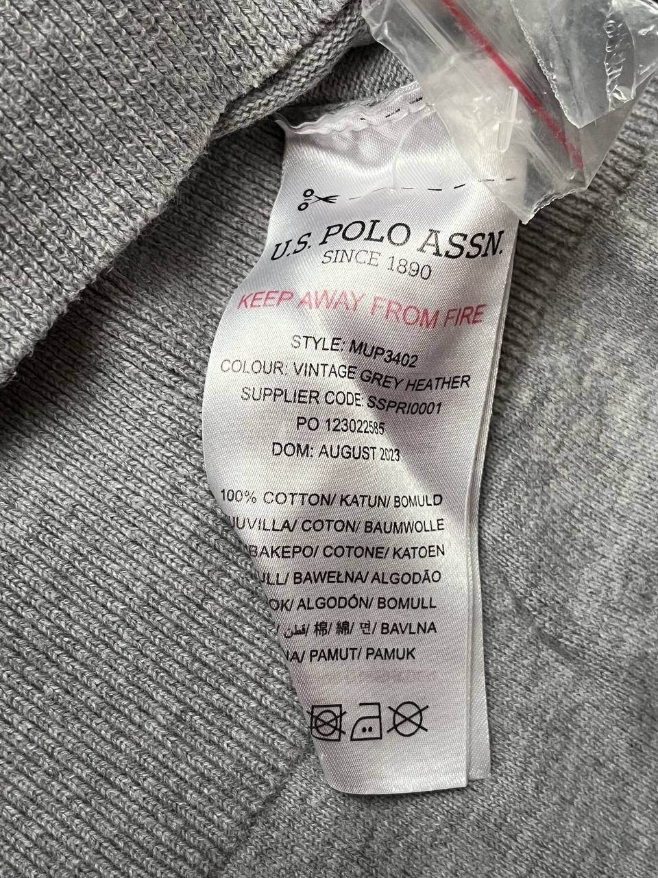 U.S. Polo Assn. U.S. Polo Assn. basic gray polo tee Size US L / EU 52-54 / 3 - 6 Thumbnail