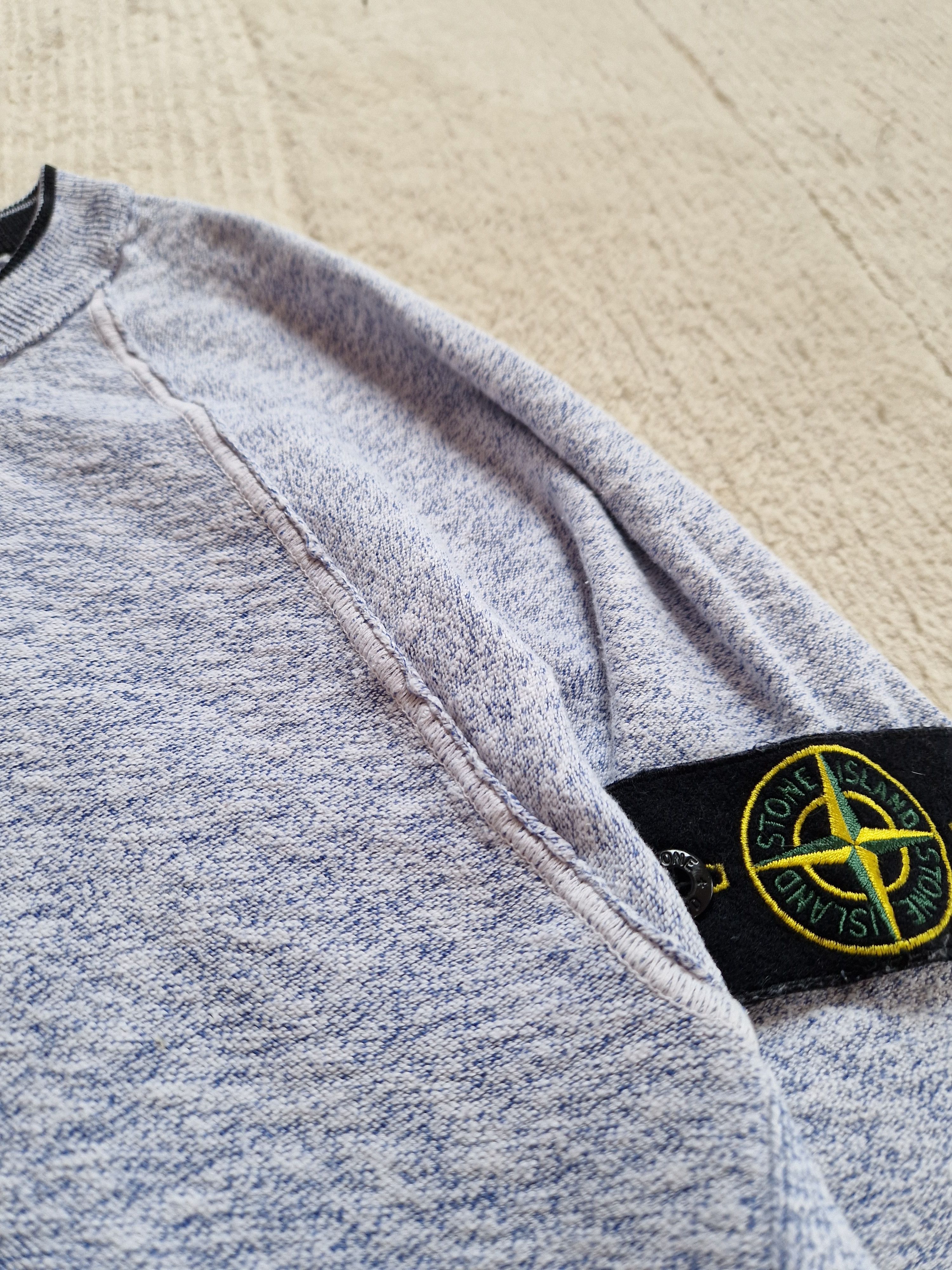 Stone Island × Vintage Stone island reverse seam baby blue sweatshirt y2k vintage Size US M / EU 48-50 / 2 - 4 Thumbnail