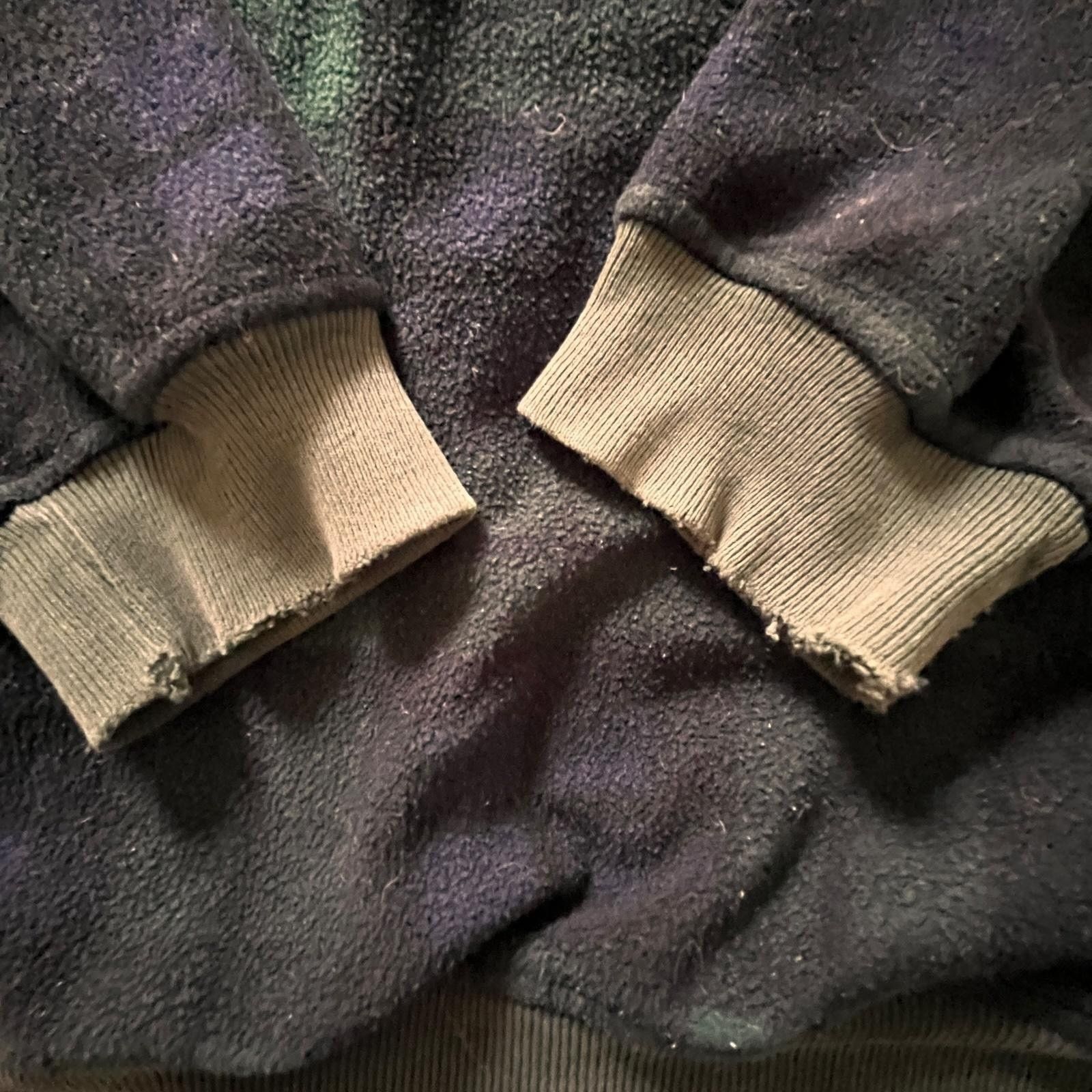 Gap Vintage 90s GAP Boxy Fleece-Blackwatch Tartan-USA L 25x27 Size US L / EU 52-54 / 3 - 6 Thumbnail