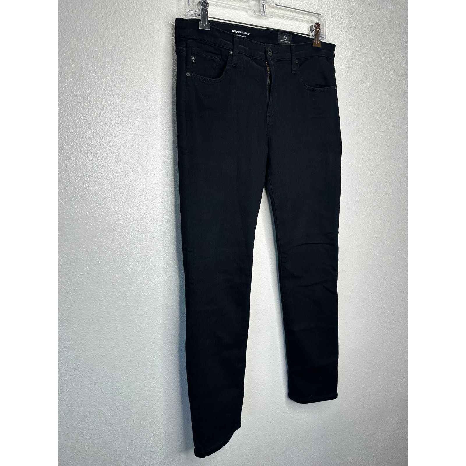AG Adriano Goldschmied AG Black The Prima Ankle Cigarette Ankle Skinny Jean 30 Size 30" / US 8 / IT 44 - 2 Thumbnail
