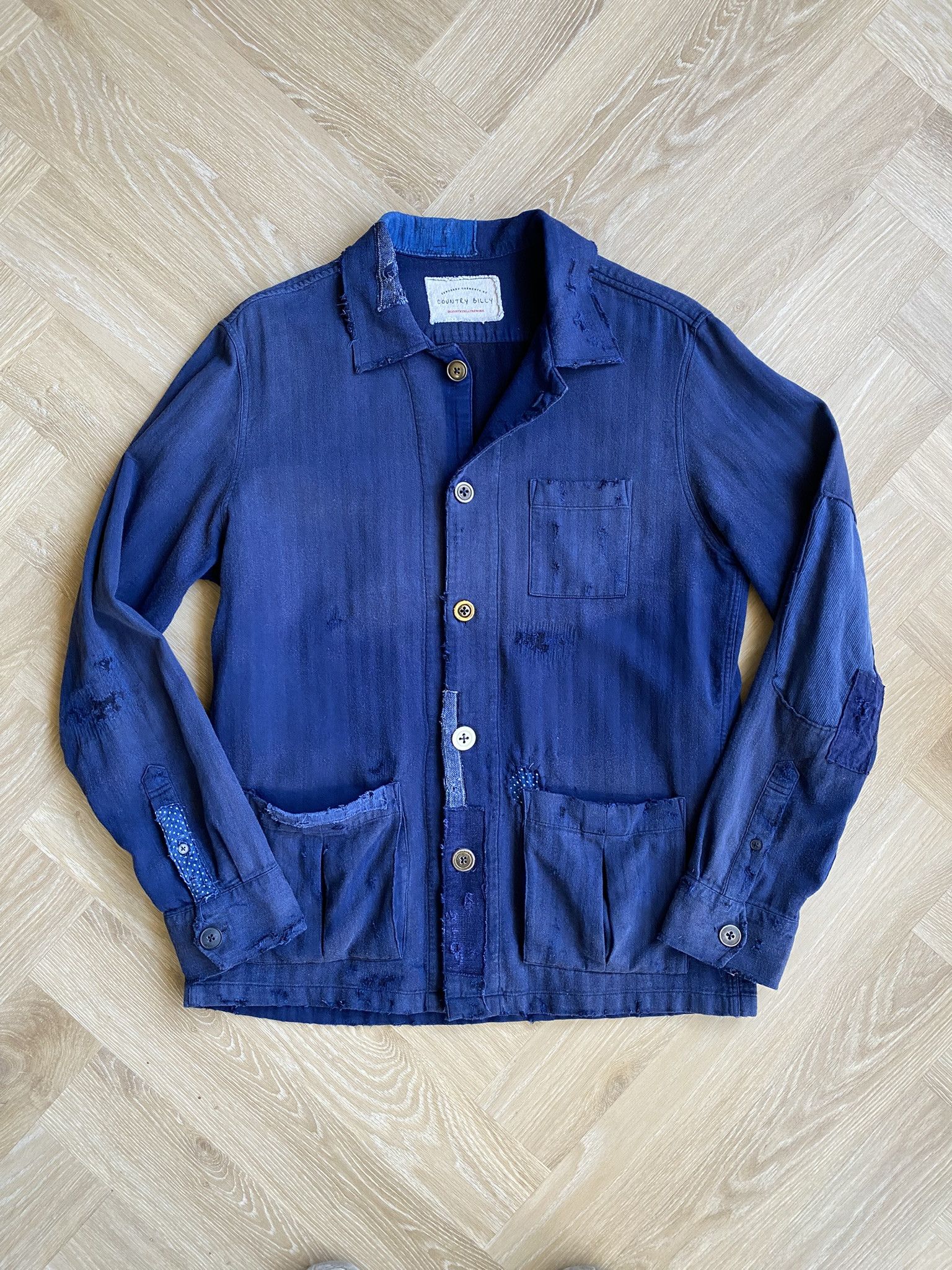 Vintage Sunfade Chore Jacket Size US XL / EU 56 / 4 - 9 Thumbnail