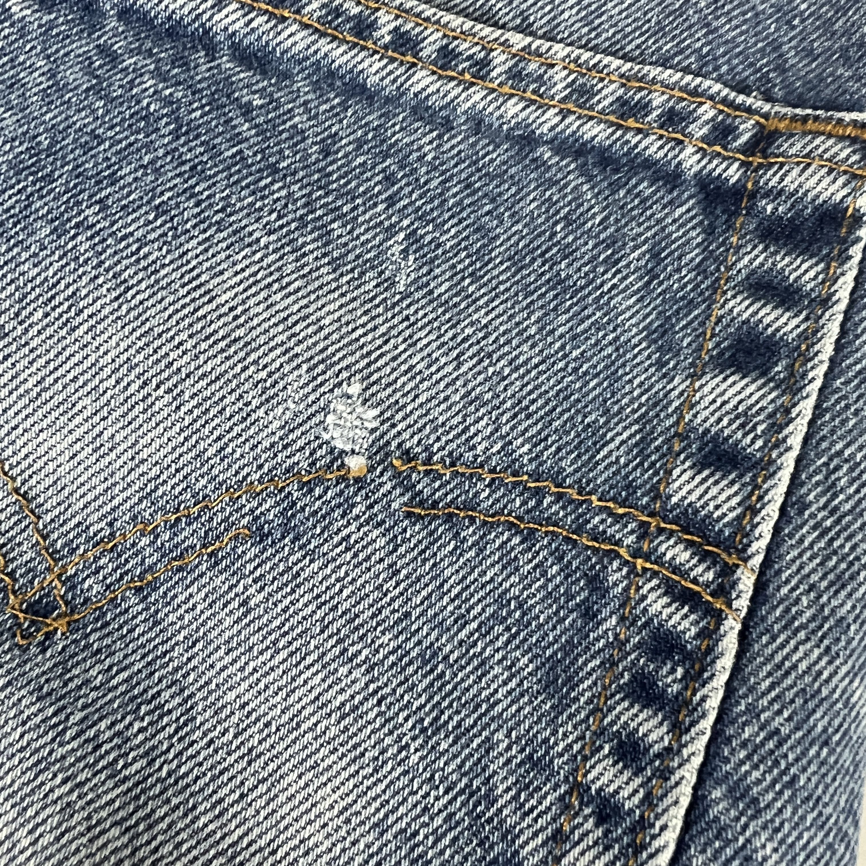 Levi's × Vintage VTG Levi's Jeans 517 Boot Cut Blue Faded Distressed Denim Size US 36 / EU 52 - 16 Thumbnail
