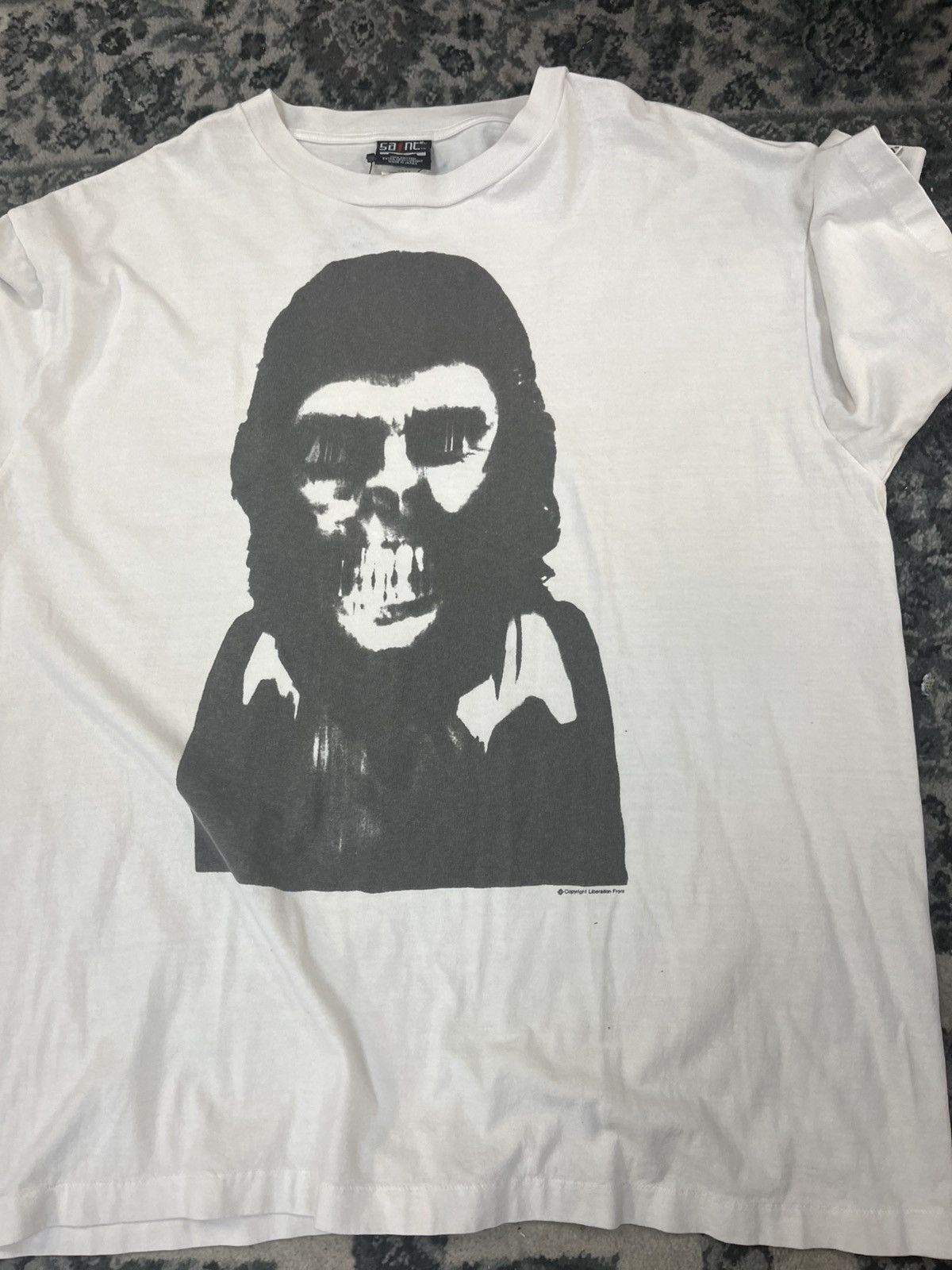 Bape × Saint Michael Saint Bape Skull T shirt Size US XXL / EU 58 / 5 - 1 Thumbnail