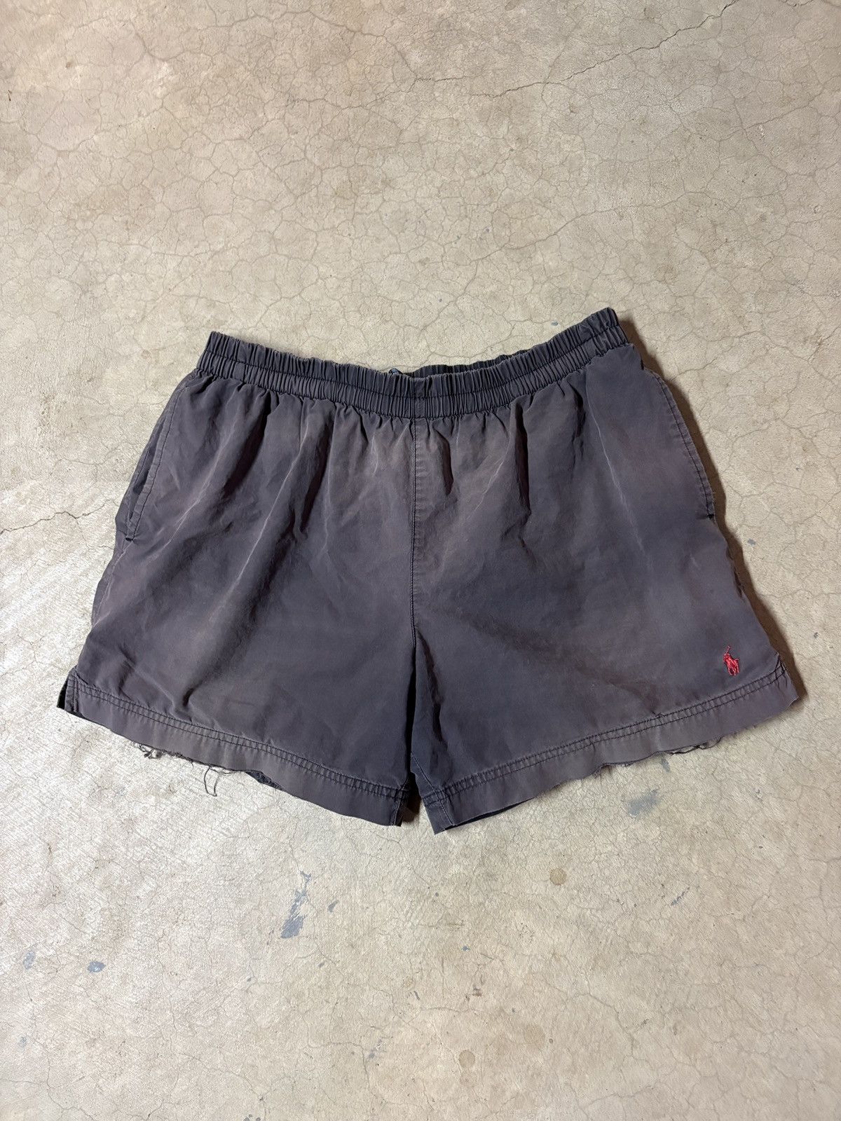 Polo Ralph Lauren VTG 90s Polo Ralph Lauren Sun Faded Distressed Mesh Shorts Size US 34 / EU 50 - 1 Thumbnail