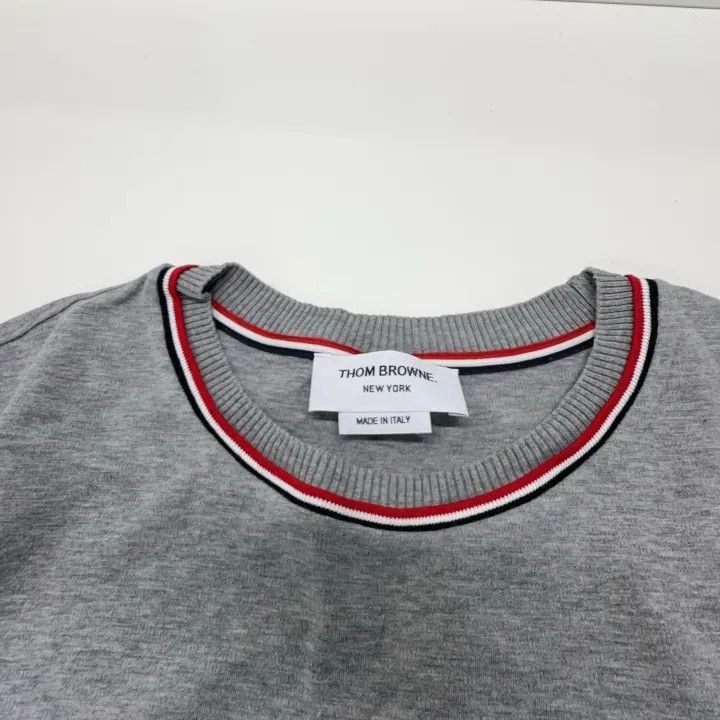 Thom Browne Gray Short Sleeve T-Shirt -2507