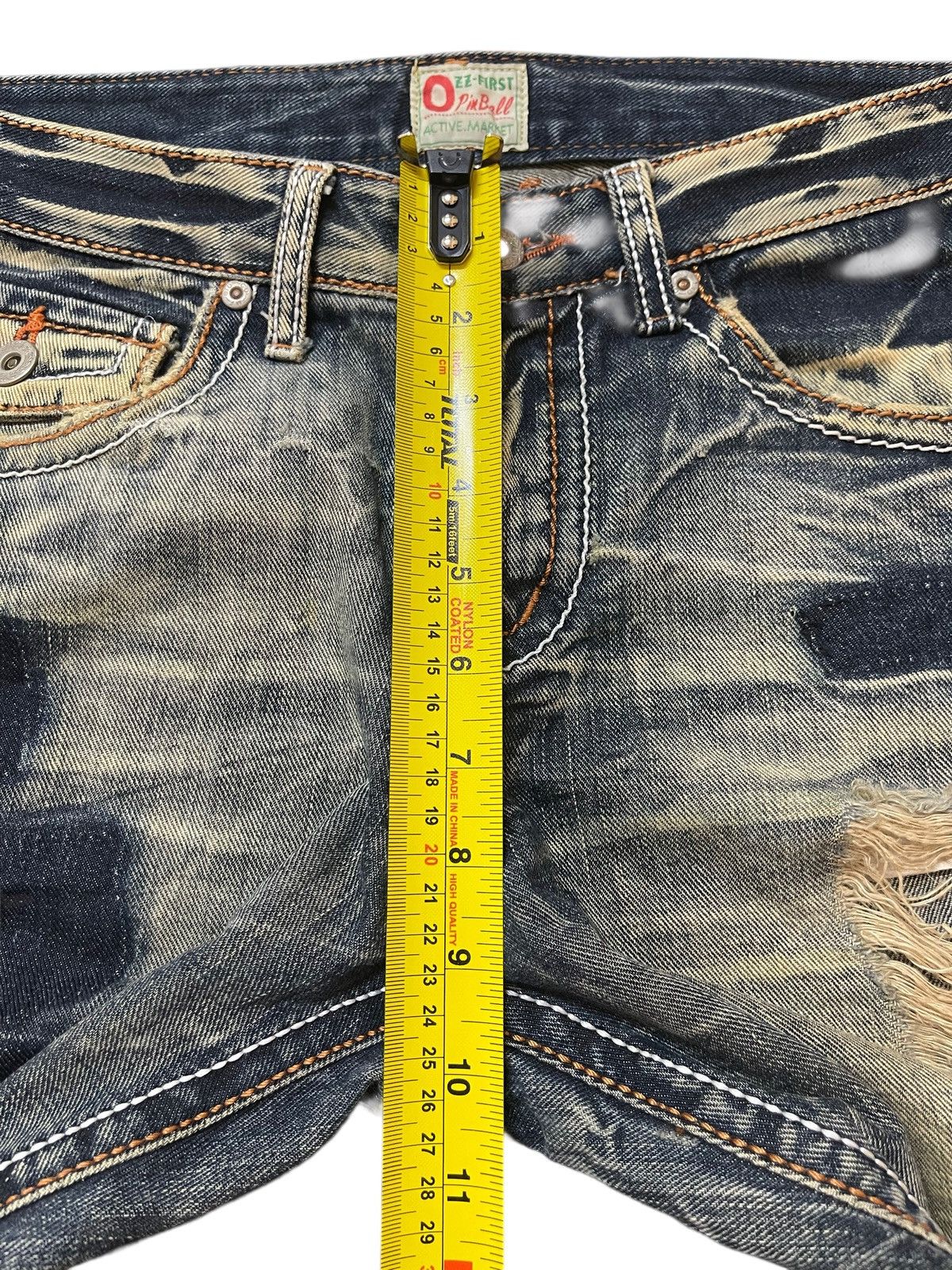 Tornado Mart Vintage Japanese Brand Mud Faded Claw Wash Distressed Flared Size US 30 / EU 46 - 16 Thumbnail