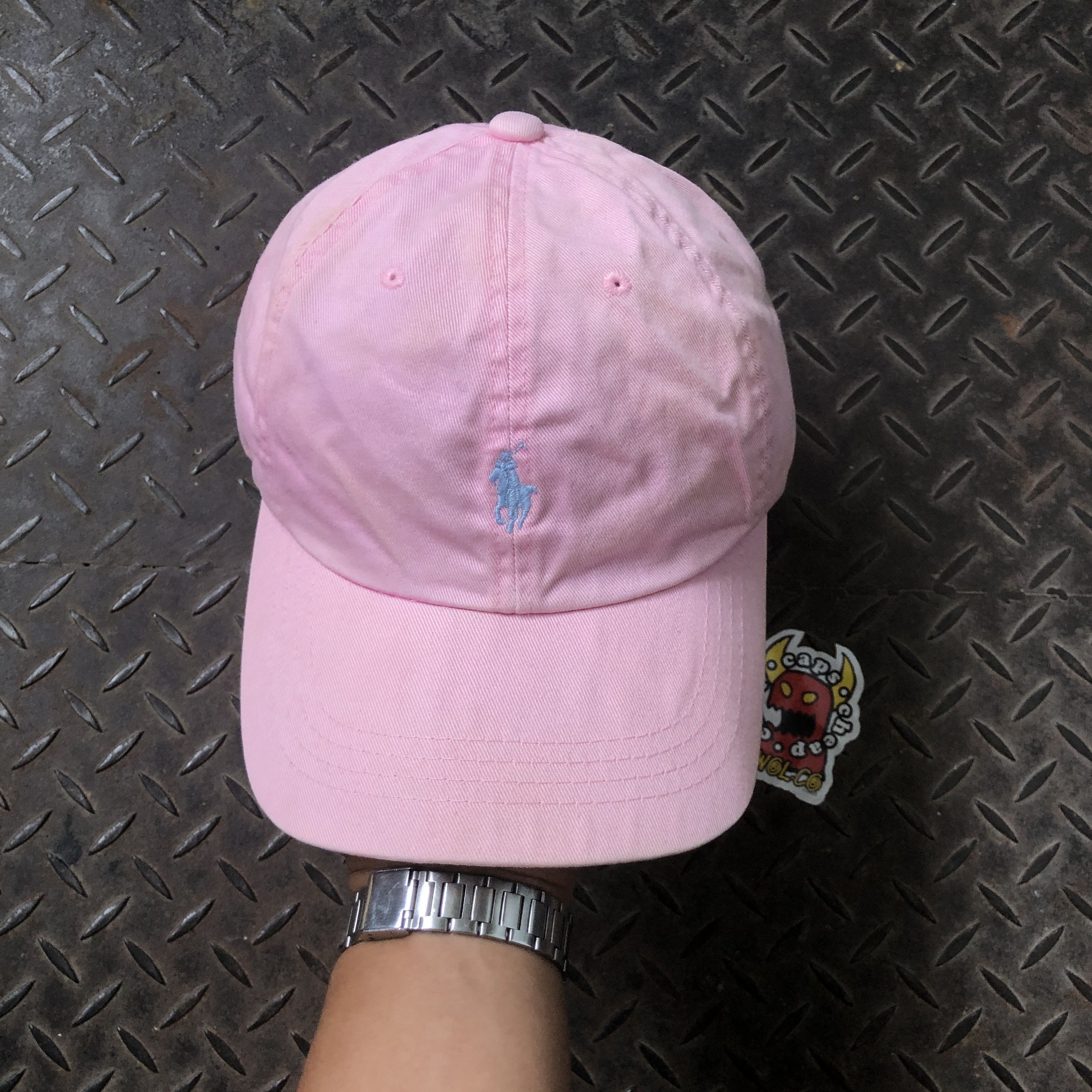Polo Ralph Lauren Vintage Polo Ralph Lauren Pink Hat Size ONE SIZE - 2 Thumbnail