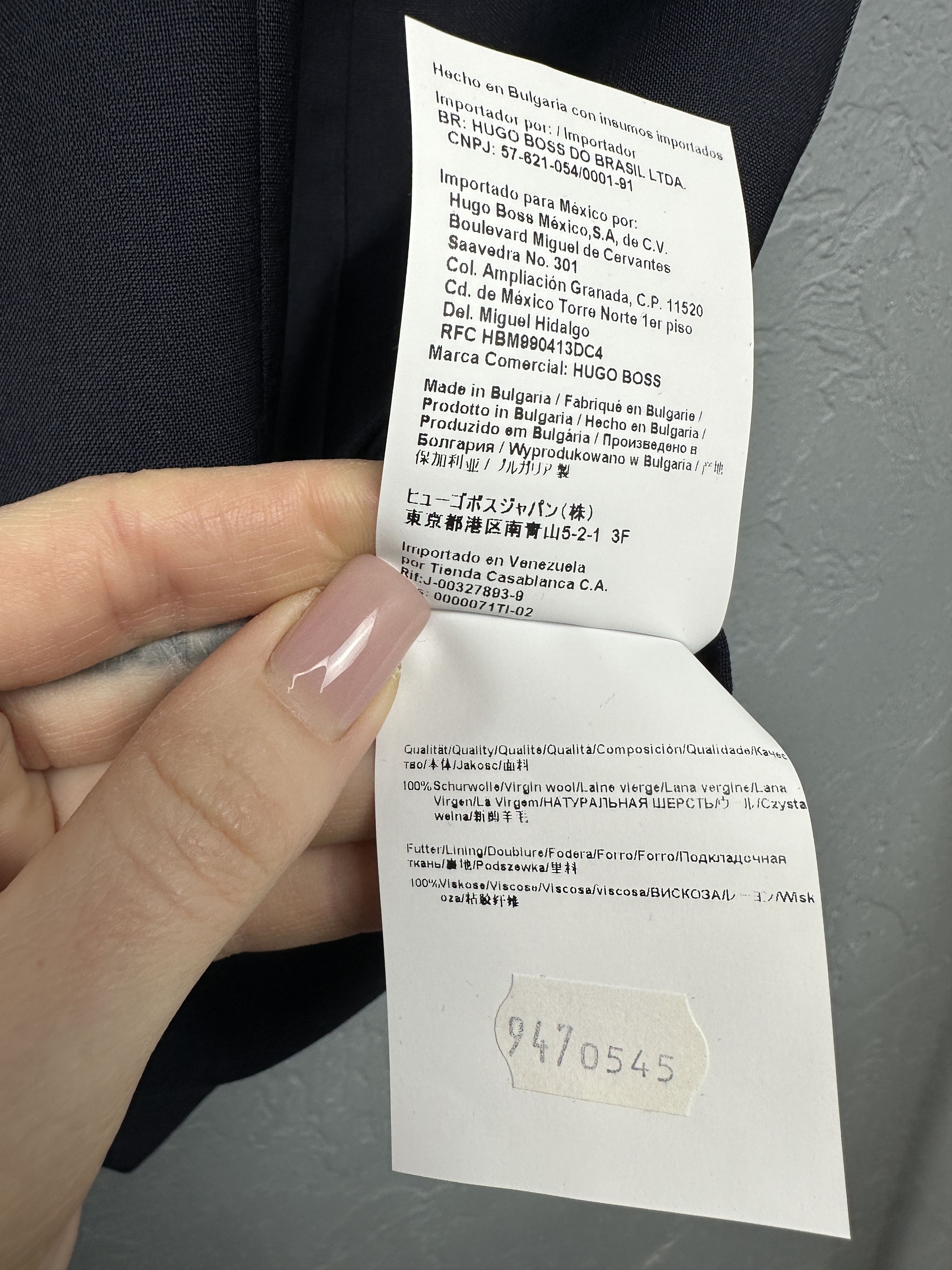 Hugo Boss Hugo Boss Mens Wool Waistcoat Vest Size 38L - 5 Thumbnail
