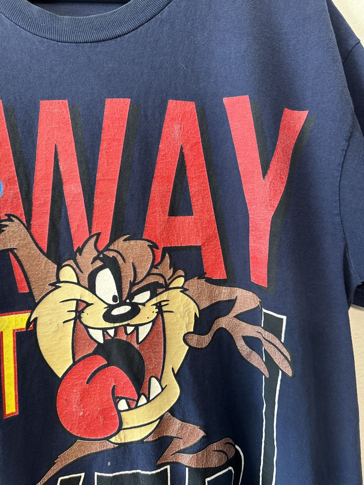 Cartoon Network × Vintage Vintage Looney Tunes Taz 1997 No Way Not Ever Tee Sun Faded Size US XL / EU 56 / 4 - 3 Thumbnail