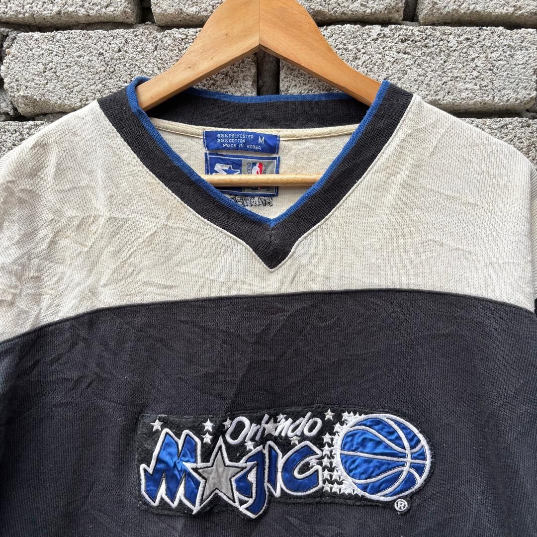 Starter × Vintage Vintage 90s Orlando Magic Starter Jersey Sweater Shirt Size US M / EU 48-50 / 2 - 2 Thumbnail