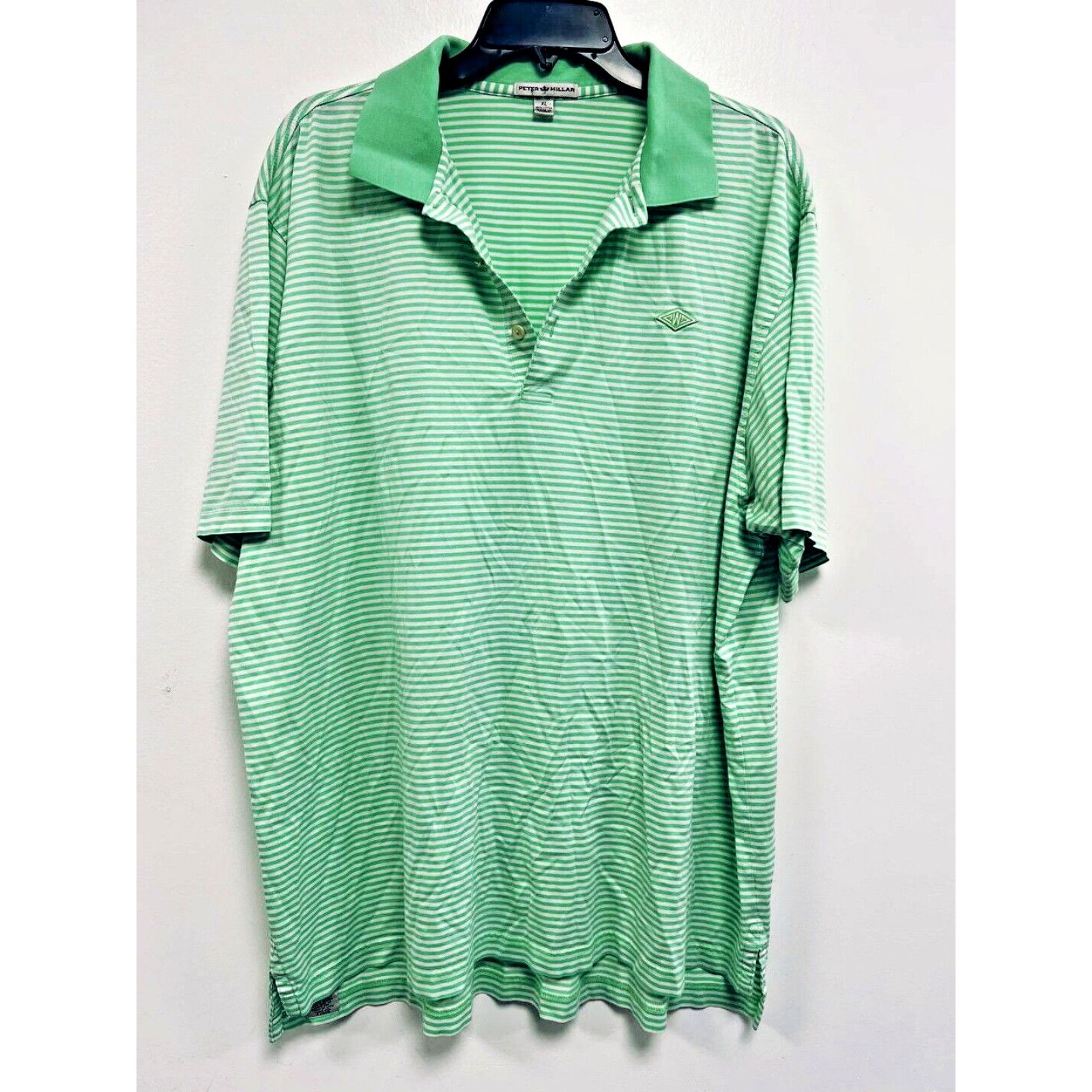 Peter Millar Peter Millar Summer Comfort Green Mens Polo Shirt XL A000057 Size US XL / EU 56 / 4 - 1 Thumbnail