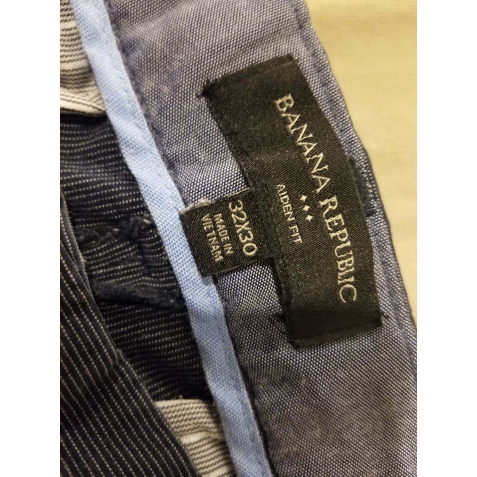 Banana Republic Banana Republic Dress Pants Navy Blue Cotton Slack Chino Trouser 32x30 Men Regular Size 32 Inseam 30 Pants Size US 32 / EU 48 - 4 Thumbnail