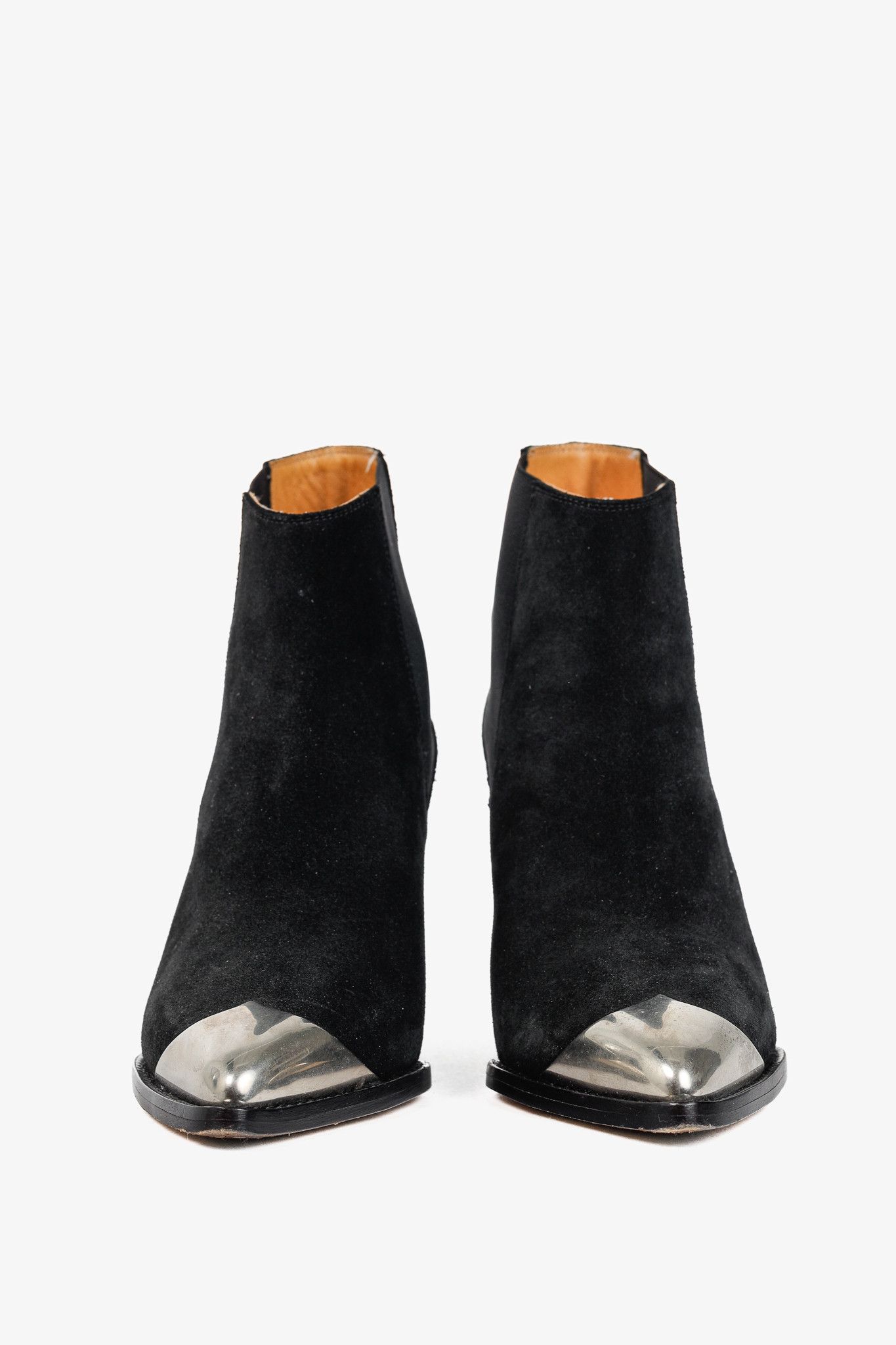 Isabel Marant Isabel Marant Lemsey Black Suede Ankle Boots Size US 4.5 / IT 34.5 - 2 Thumbnail