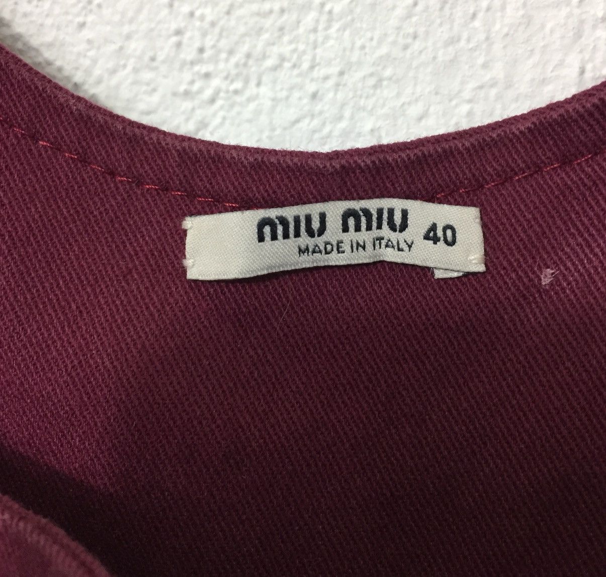 Miu Miu 'Rare’ Miu Miu Romper Runway Fall 2002 Size 27" / US 4 / IT 40 - 6 Thumbnail