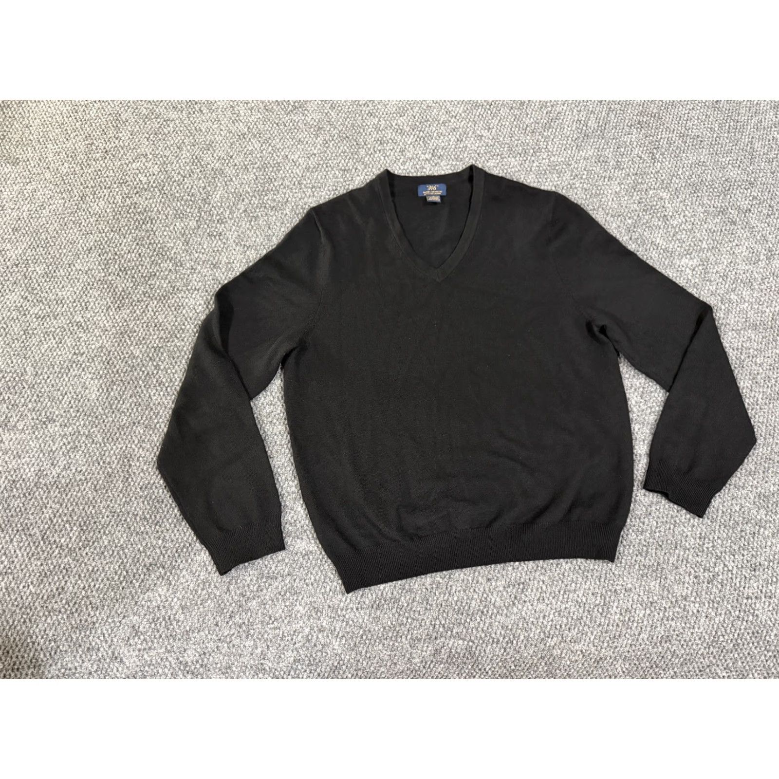 Brooks Brothers Brooks Brothers Sweater Mens M Black Merino Wool V-Neck Stretch Knit Pullover Long Sleeve Zipper Logo Classic 90s? Size US M / EU 48-50 / 2 - 2 Thumbnail