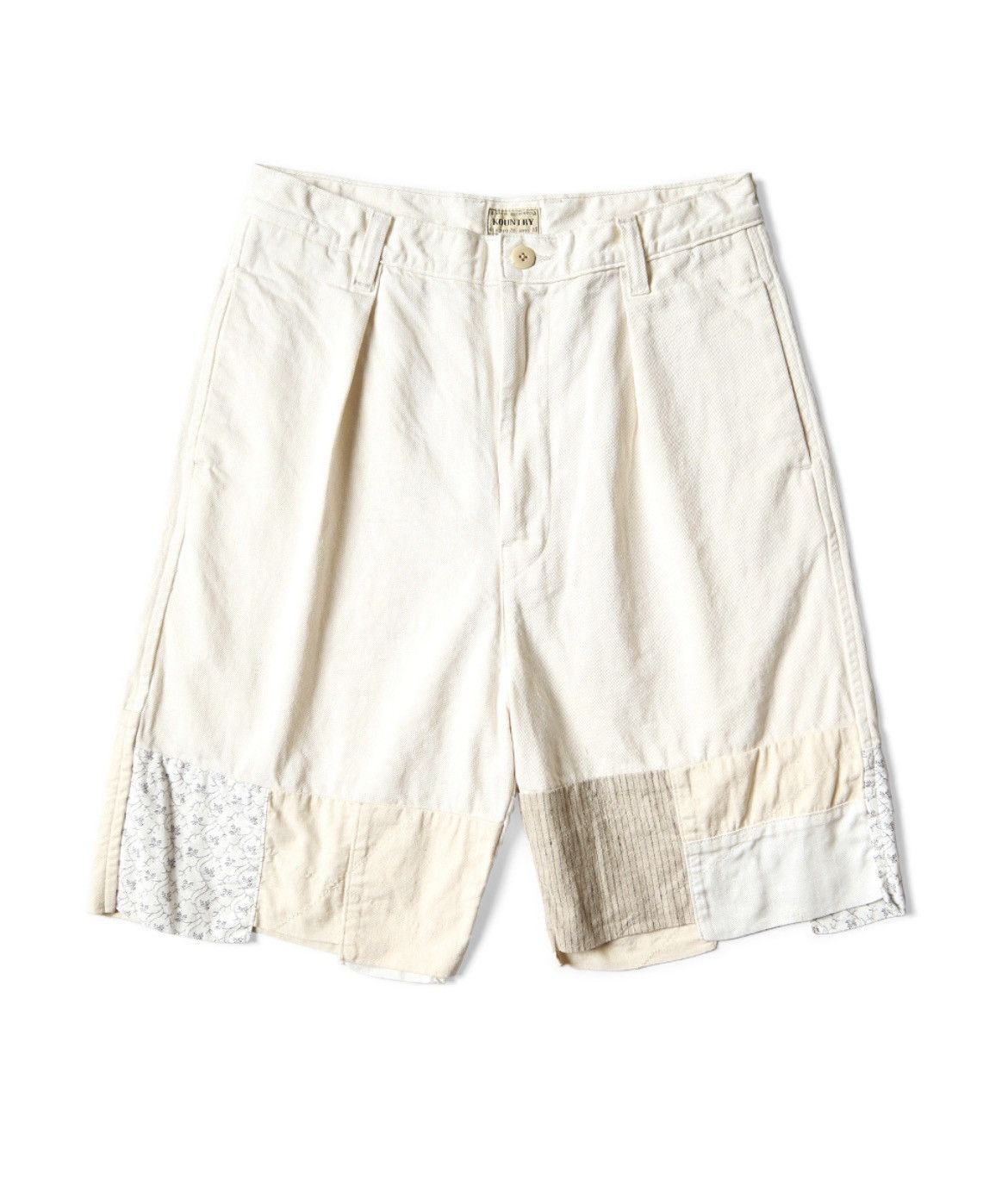 Kapital Kapital 10oz white denim shorts (Hütteri make) size 4 Size US 36 / EU 52 - 1 Thumbnail