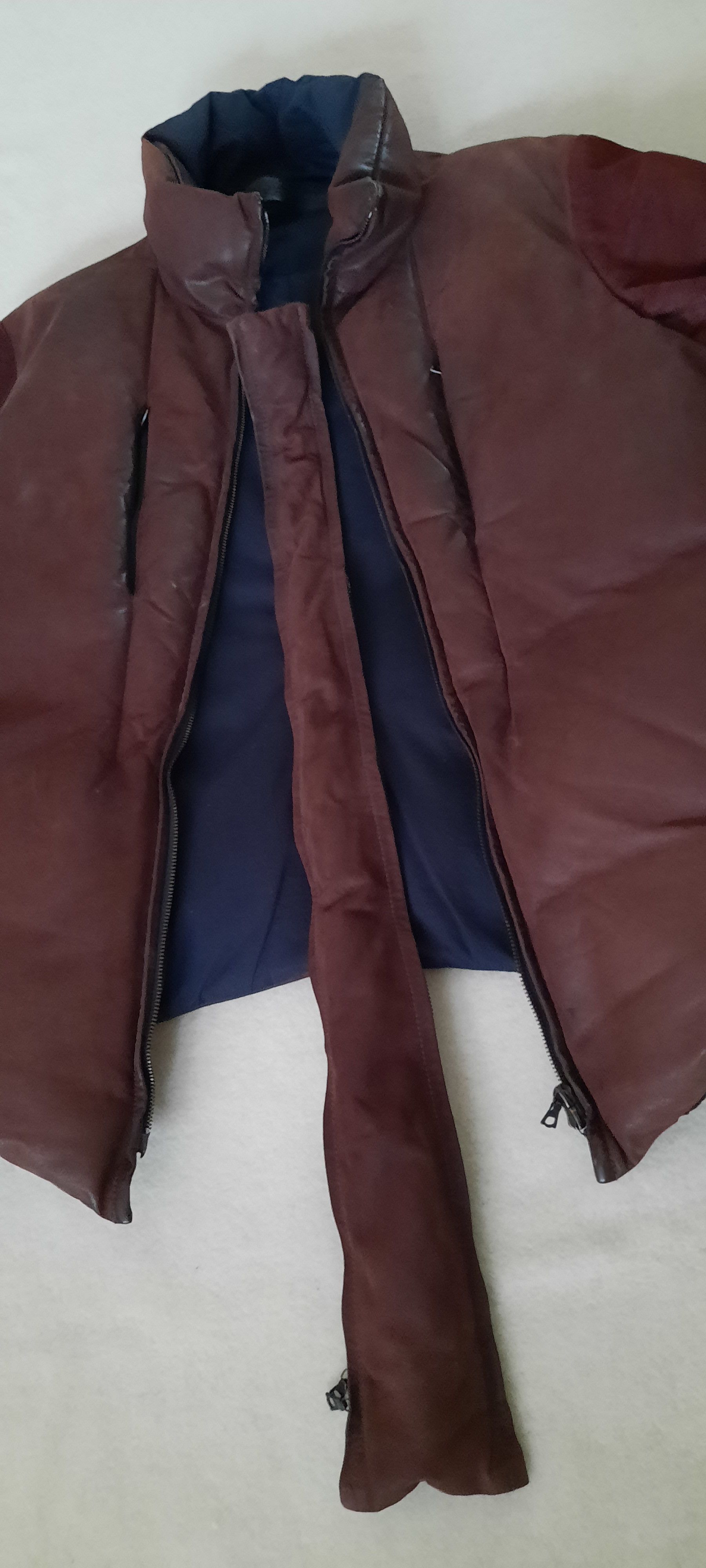Isaac Sellam Experience ISAAC SELLAM EXPERIENCE Lederjacke mit Daunenfüllung Size US XL / EU 56 / 4 - 11 Thumbnail