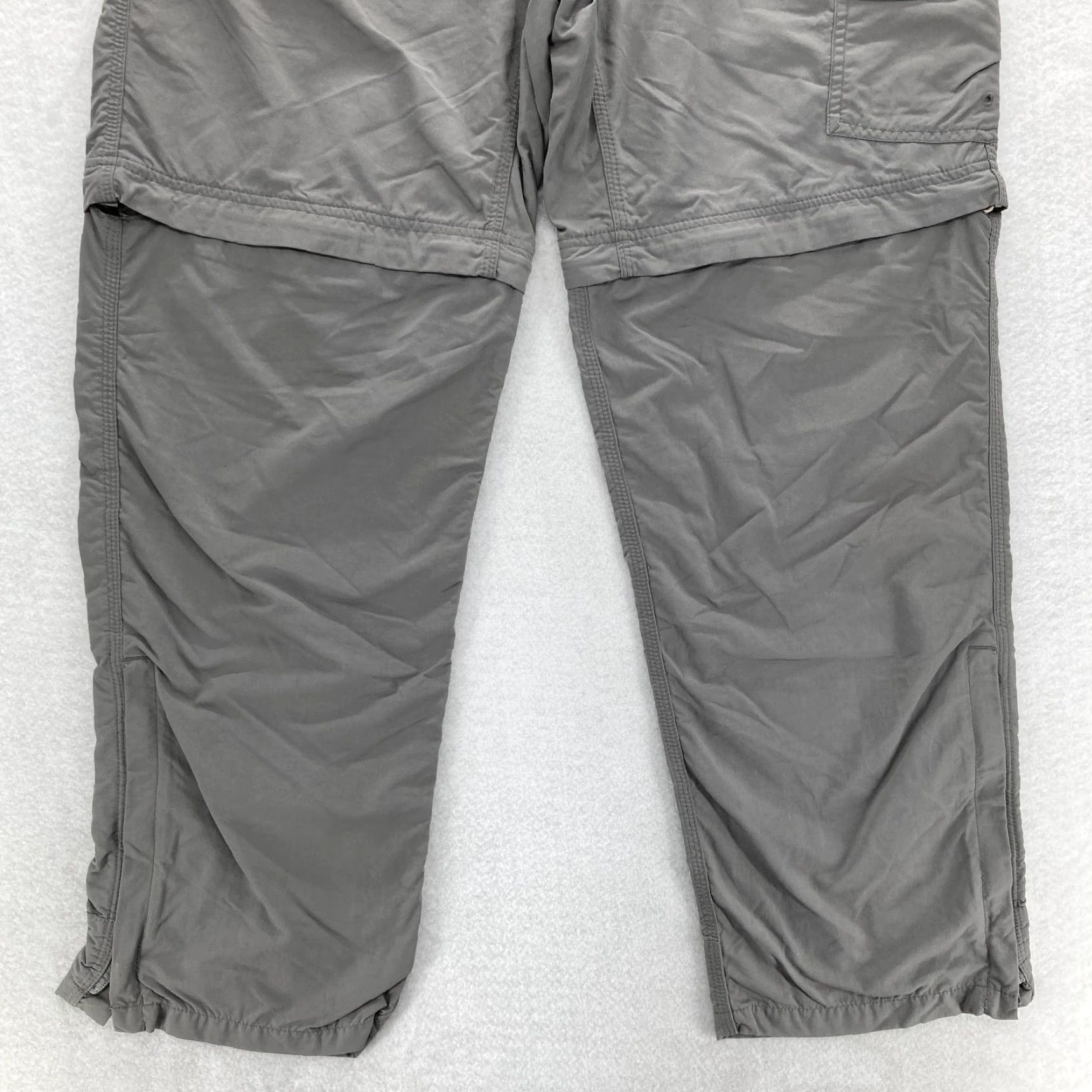 Mountain Khakis VINTAGE? No. Mountain Khakis Pants Mens 36x32 Gray Granite Creek Convertible Zip Off Hiking Size US 36 / EU 52 - 3 Thumbnail