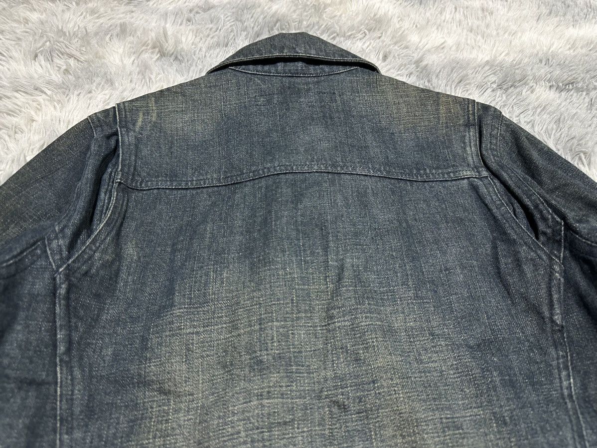 Schlussel 🔥Y2K Archived Schlussel Rhinestone Studded Denim Jacket Zip Size US M / EU 48-50 / 2 - 17 Thumbnail