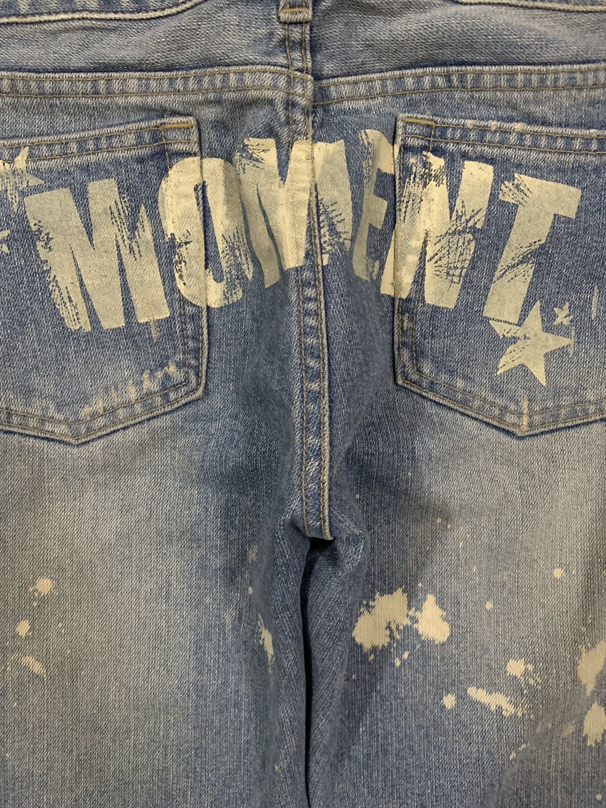 14th Addiction Vintage Japanese Brand Camo Double Waisted Splatter Jeans Size US 30 / EU 46 - 12 Thumbnail