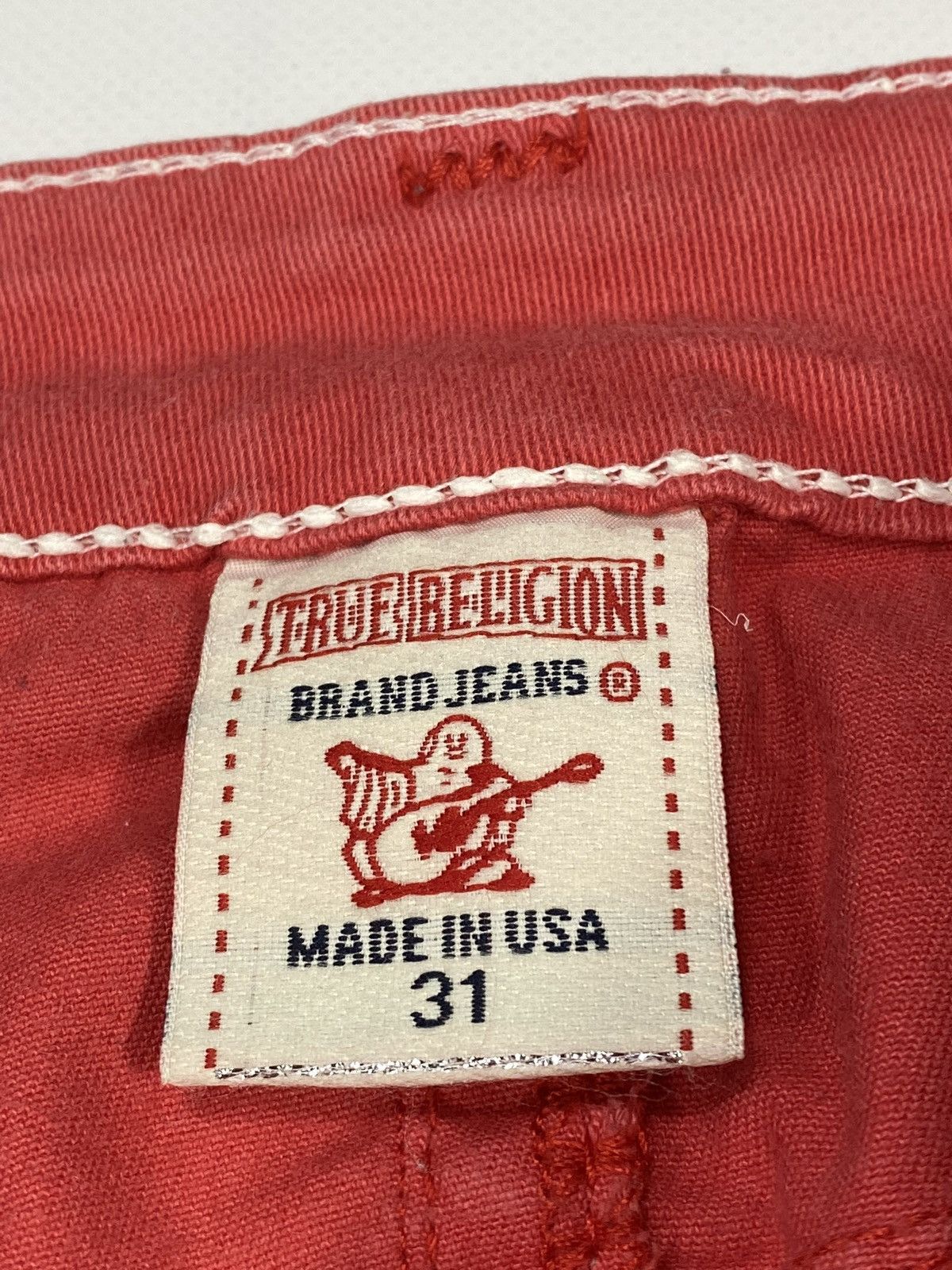 True Religion 🔥LASTDROP🔥 Y2K True Religion Geno Low Rise Coral Pink Pants Size 31" - 15 Thumbnail