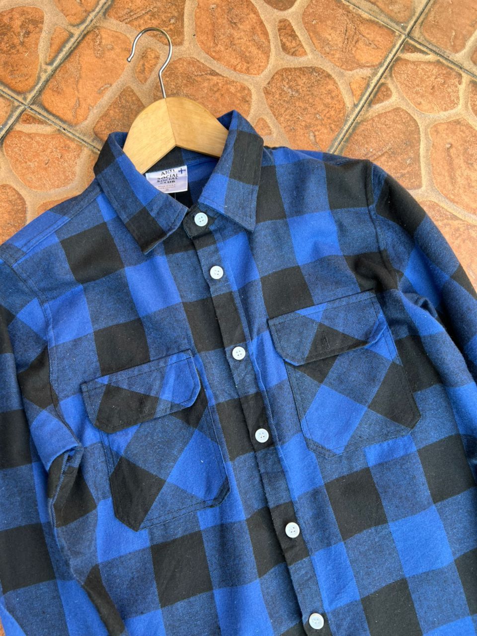 Anti Social Social Club Anti social social Club blue checker plaid Blue Colour Size US S / EU 44-46 / 1 - 3 Thumbnail