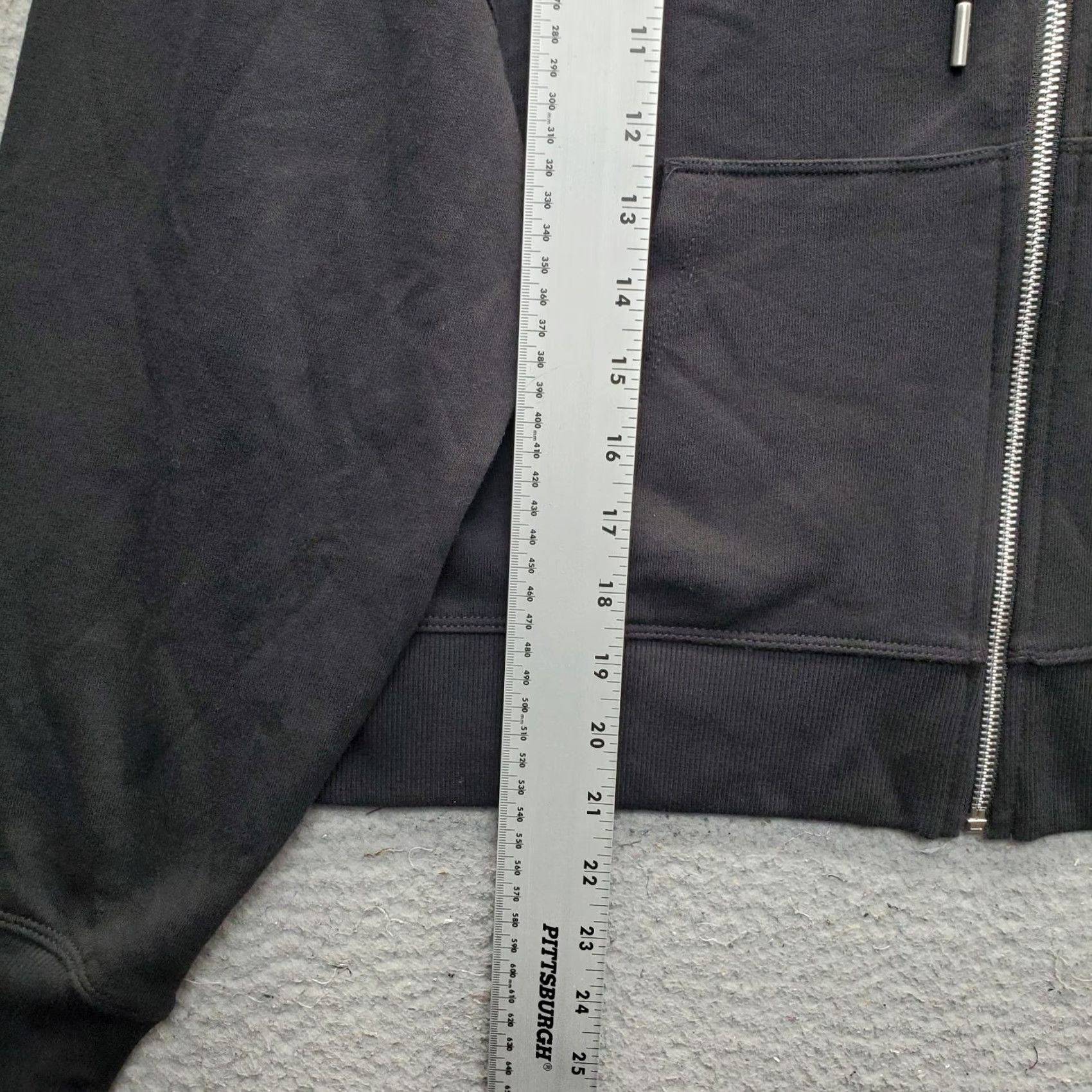 DKNY DKNY Womens Jacket Black Cropped Long Sleeve Hooded Full Zip - Size L Size L / US 10 / IT 46 - 3 Thumbnail