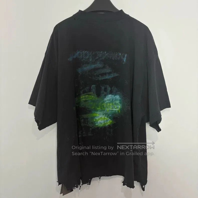 Balenciaga Balenciaga 25SS Faded Phantom T-Shirt. Size US M / EU 48-50 / 2 - 2 Thumbnail